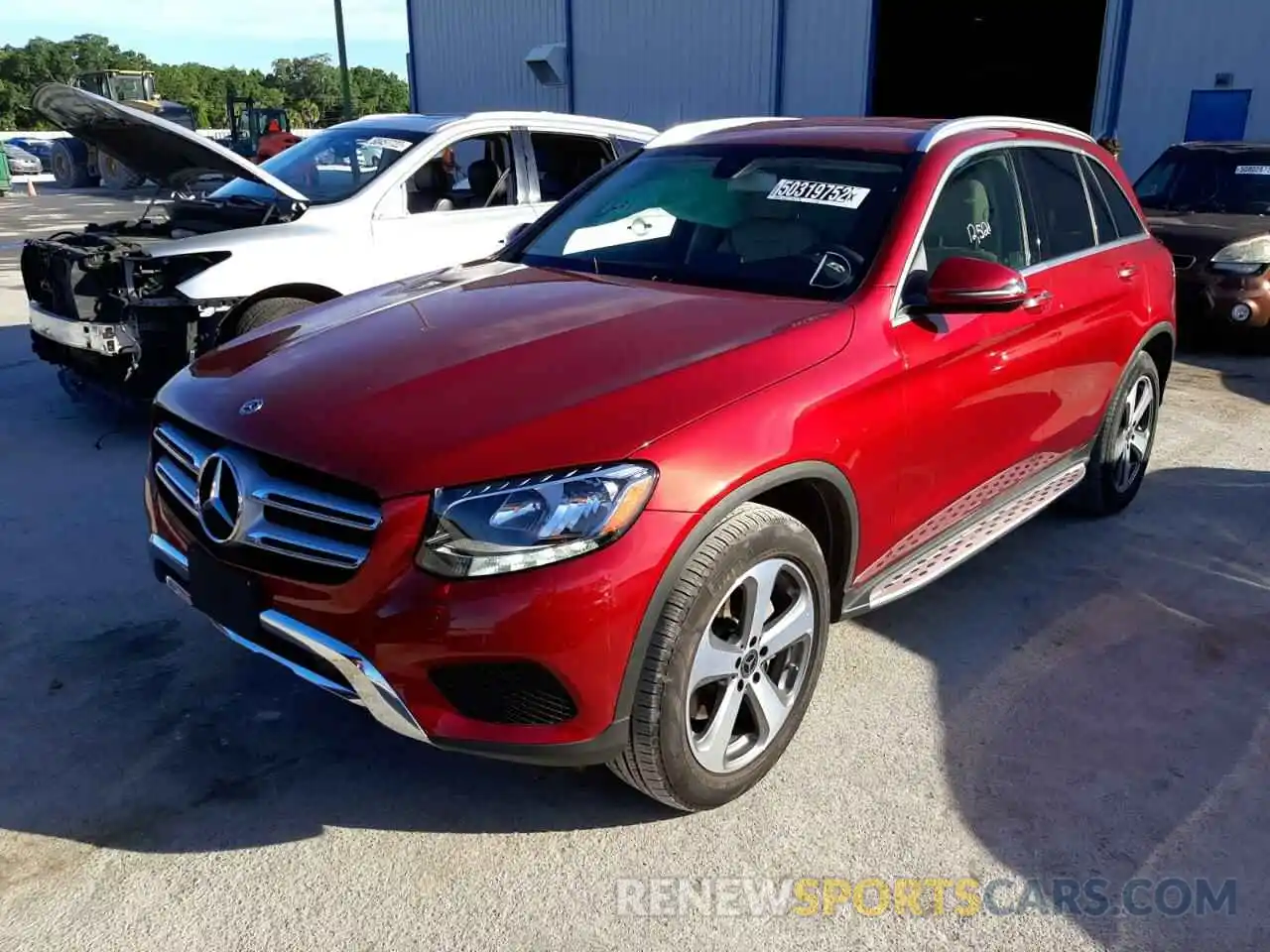 2 Photograph of a damaged car WDC0G4JB7KV171895 MERCEDES-BENZ GLC-CLASS 2019