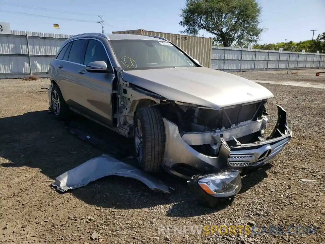 1 Photograph of a damaged car WDC0G4JB7KV178149 MERCEDES-BENZ GLC-CLASS 2019