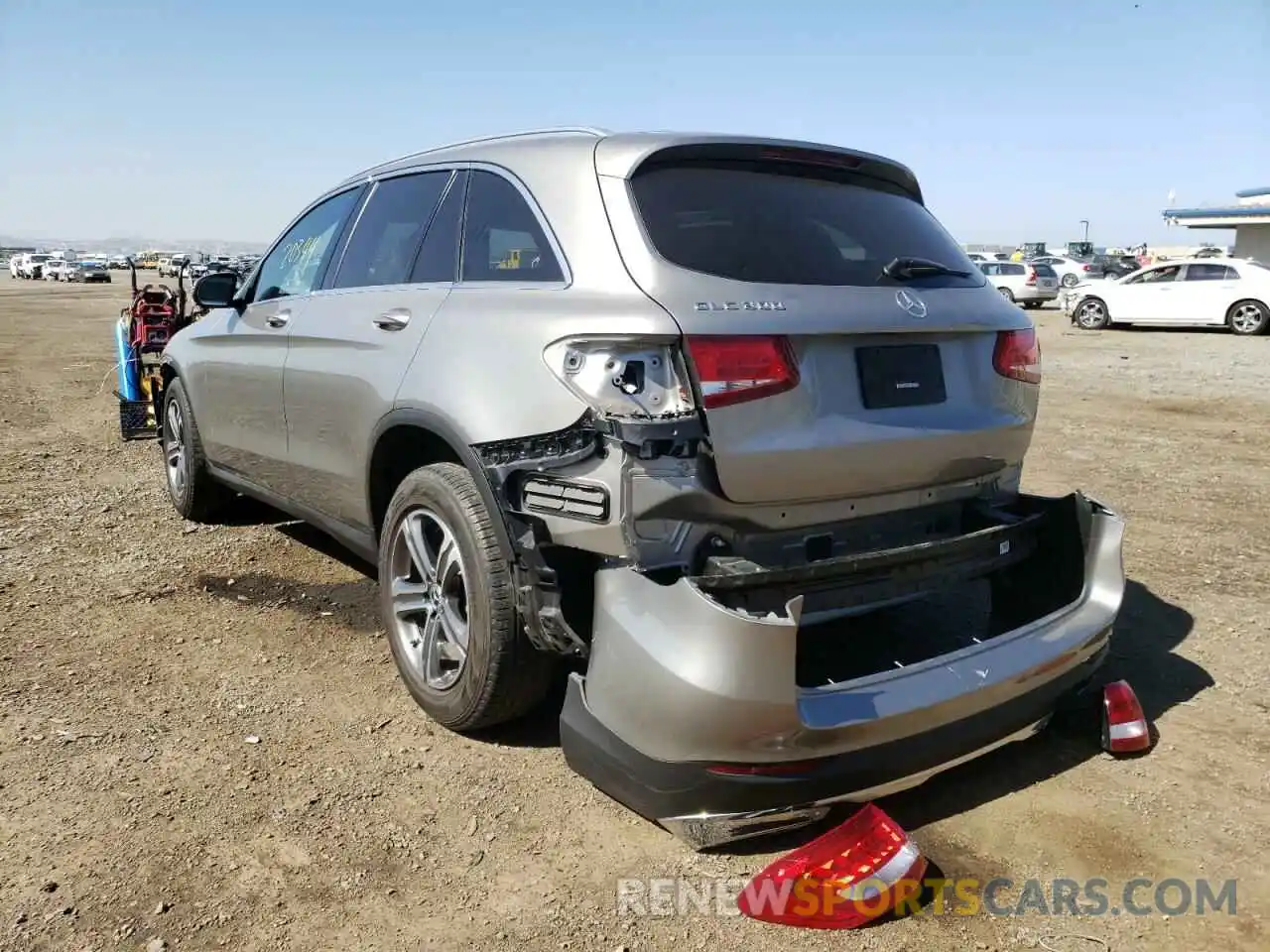 3 Photograph of a damaged car WDC0G4JB7KV178149 MERCEDES-BENZ GLC-CLASS 2019