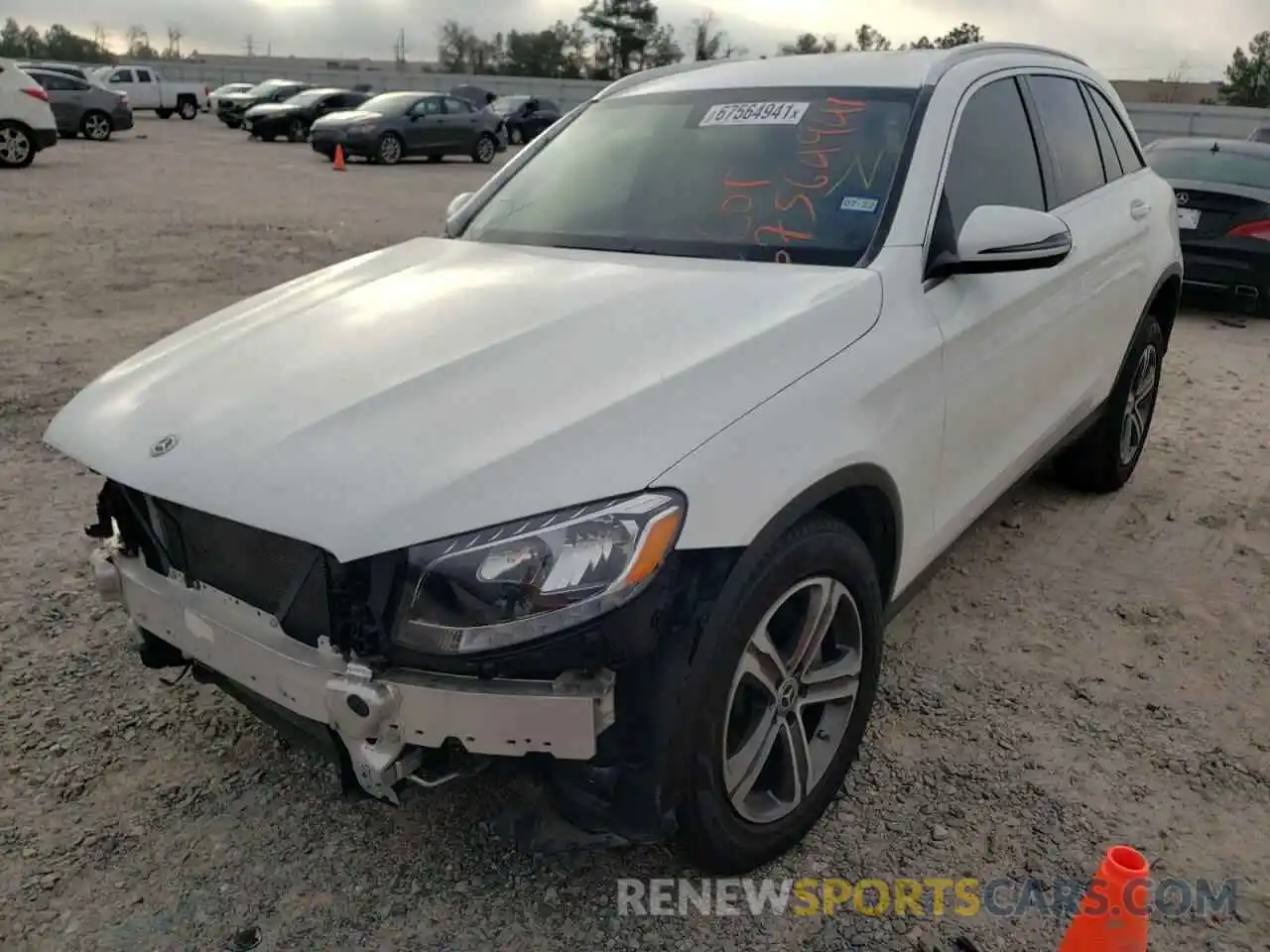 2 Photograph of a damaged car WDC0G4JB7KV187112 MERCEDES-BENZ GLC-CLASS 2019