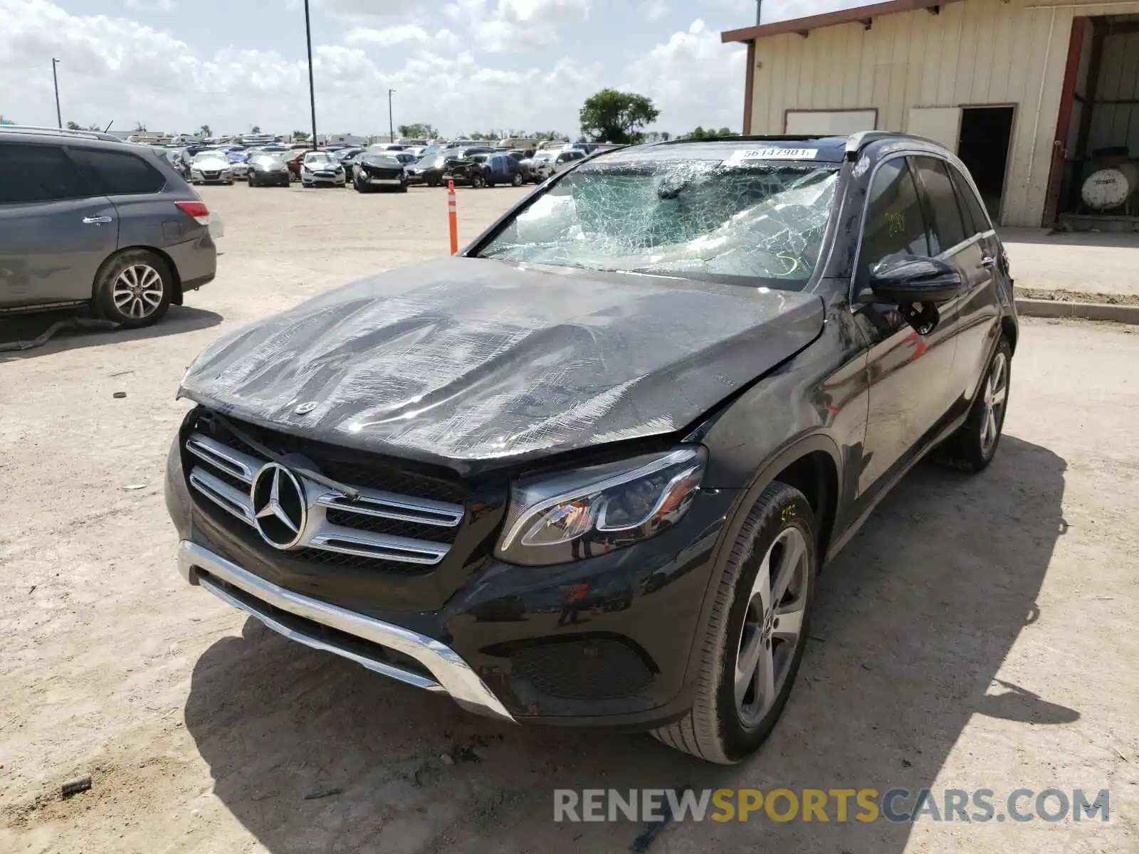 2 Photograph of a damaged car WDC0G4JB8KF543156 MERCEDES-BENZ GLC-CLASS 2019