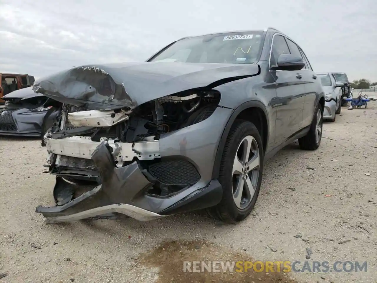 2 Photograph of a damaged car WDC0G4JB8KF586377 MERCEDES-BENZ GLC-CLASS 2019