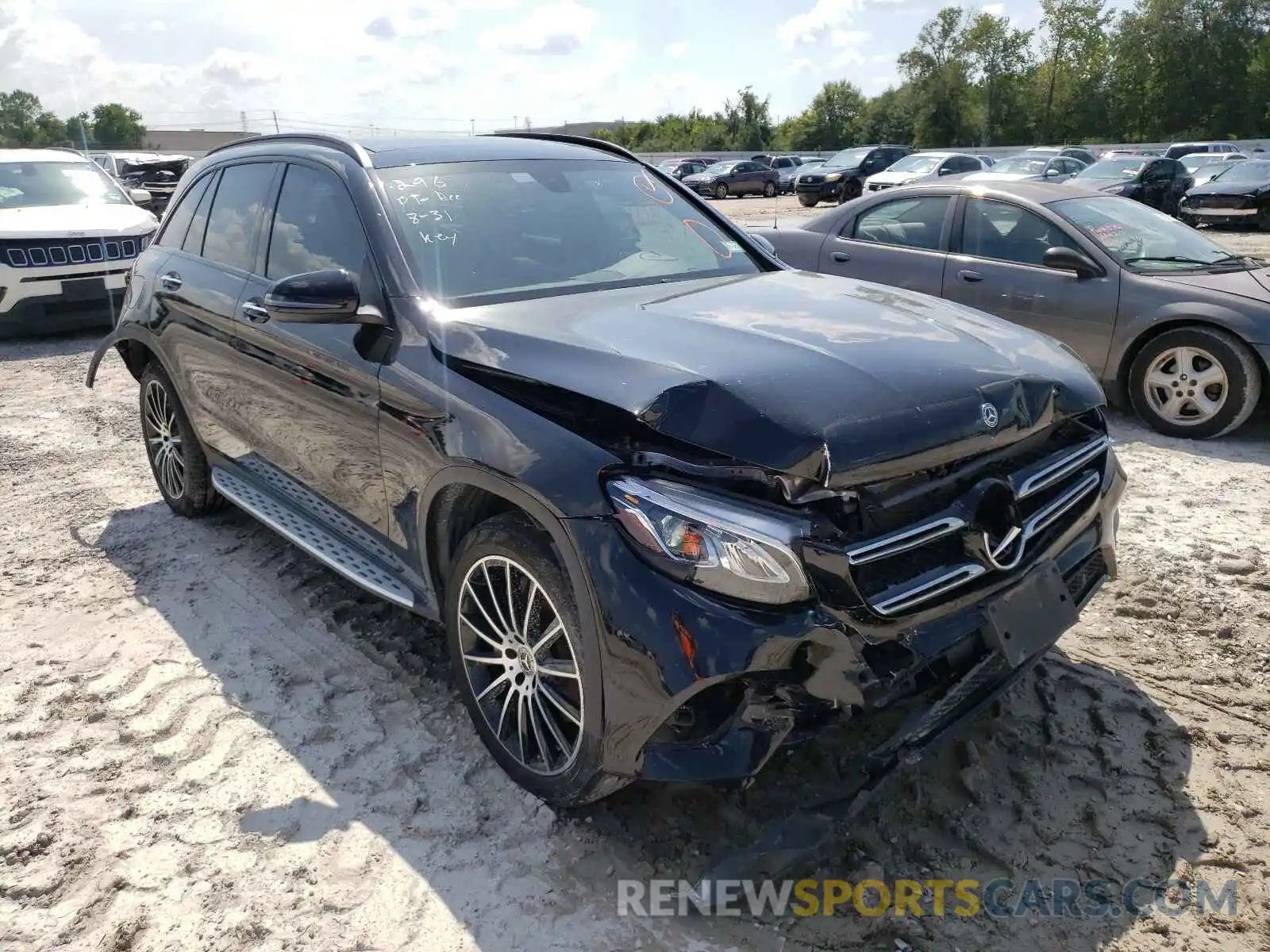 1 Photograph of a damaged car WDC0G4JB8KF596147 MERCEDES-BENZ GLC-CLASS 2019