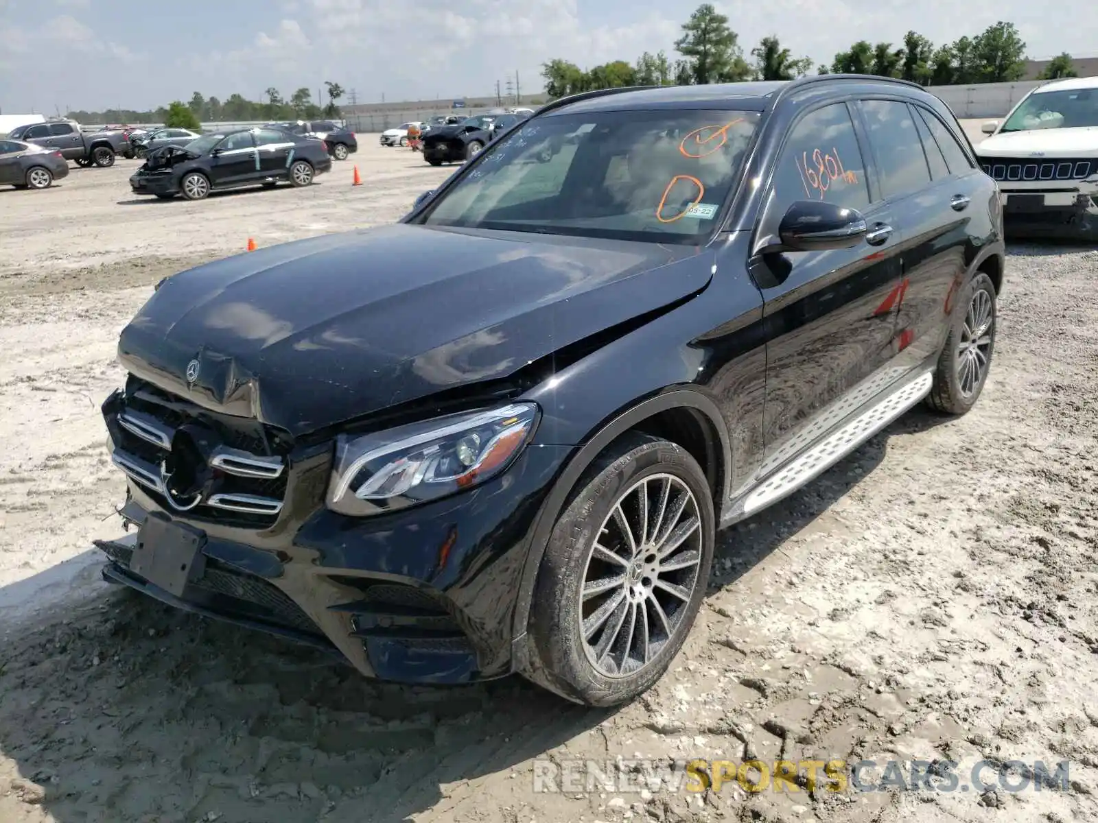 2 Photograph of a damaged car WDC0G4JB8KF596147 MERCEDES-BENZ GLC-CLASS 2019