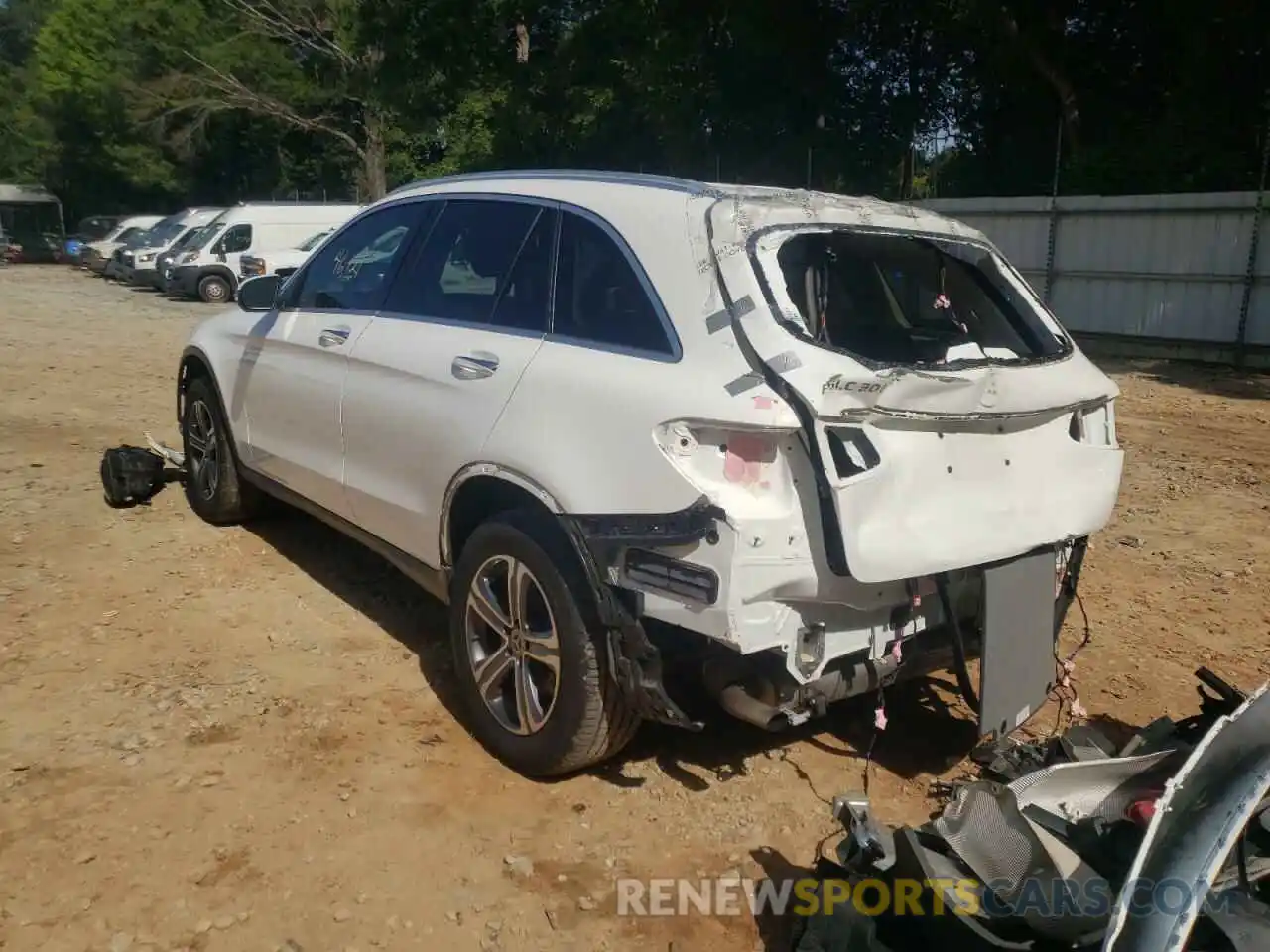 3 Photograph of a damaged car WDC0G4JB8KF641751 MERCEDES-BENZ GLC-CLASS 2019