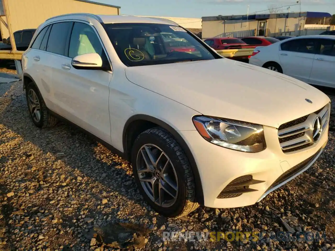 1 Photograph of a damaged car WDC0G4JB8KV127436 MERCEDES-BENZ GLC-CLASS 2019