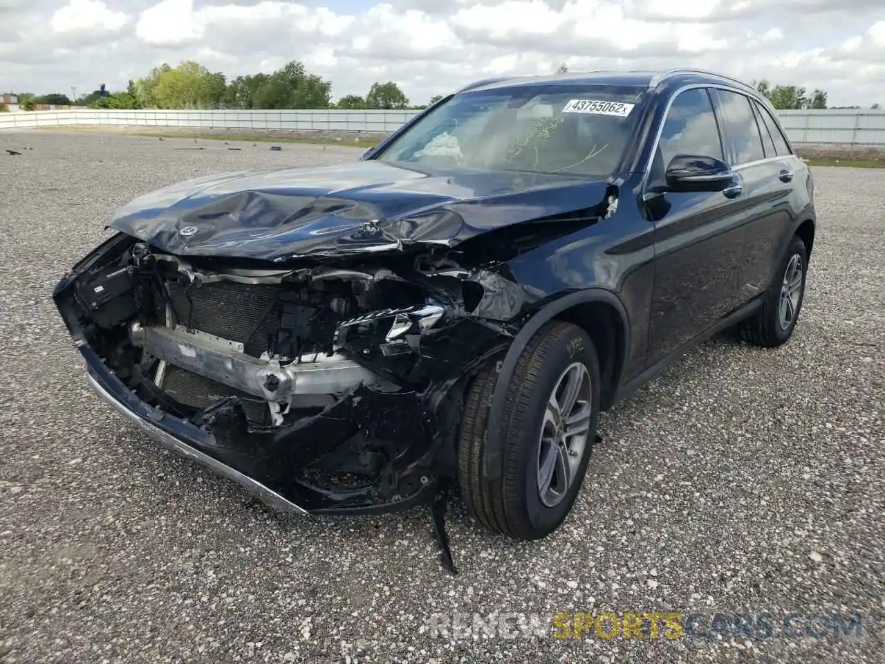 2 Photograph of a damaged car WDC0G4JB8KV138923 MERCEDES-BENZ GLC-CLASS 2019