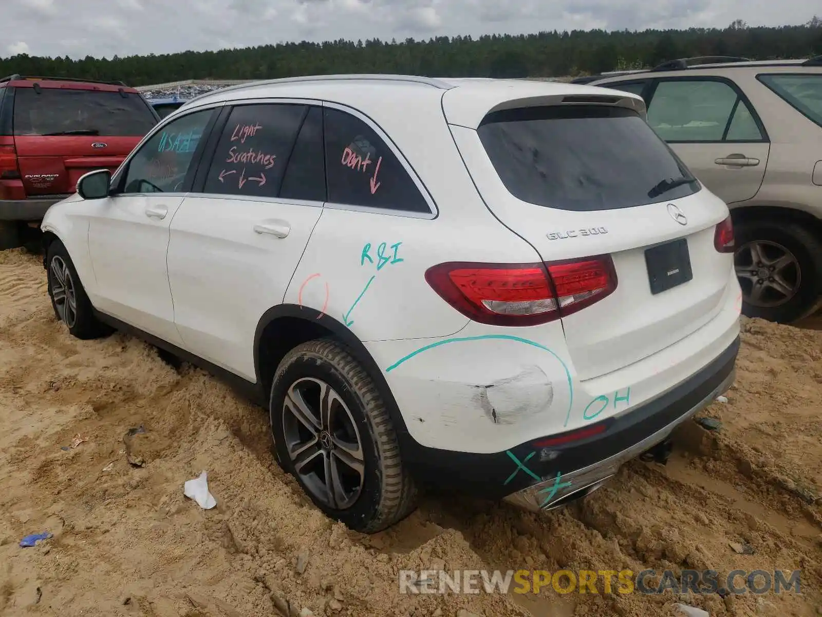 3 Photograph of a damaged car WDC0G4JB8KV165104 MERCEDES-BENZ GLC-CLASS 2019