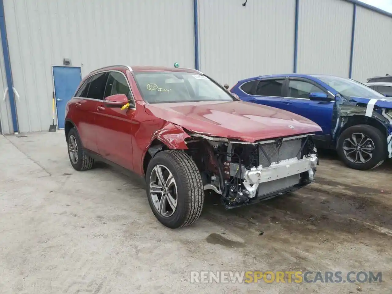 1 Photograph of a damaged car WDC0G4JB8KV170867 MERCEDES-BENZ GLC-CLASS 2019