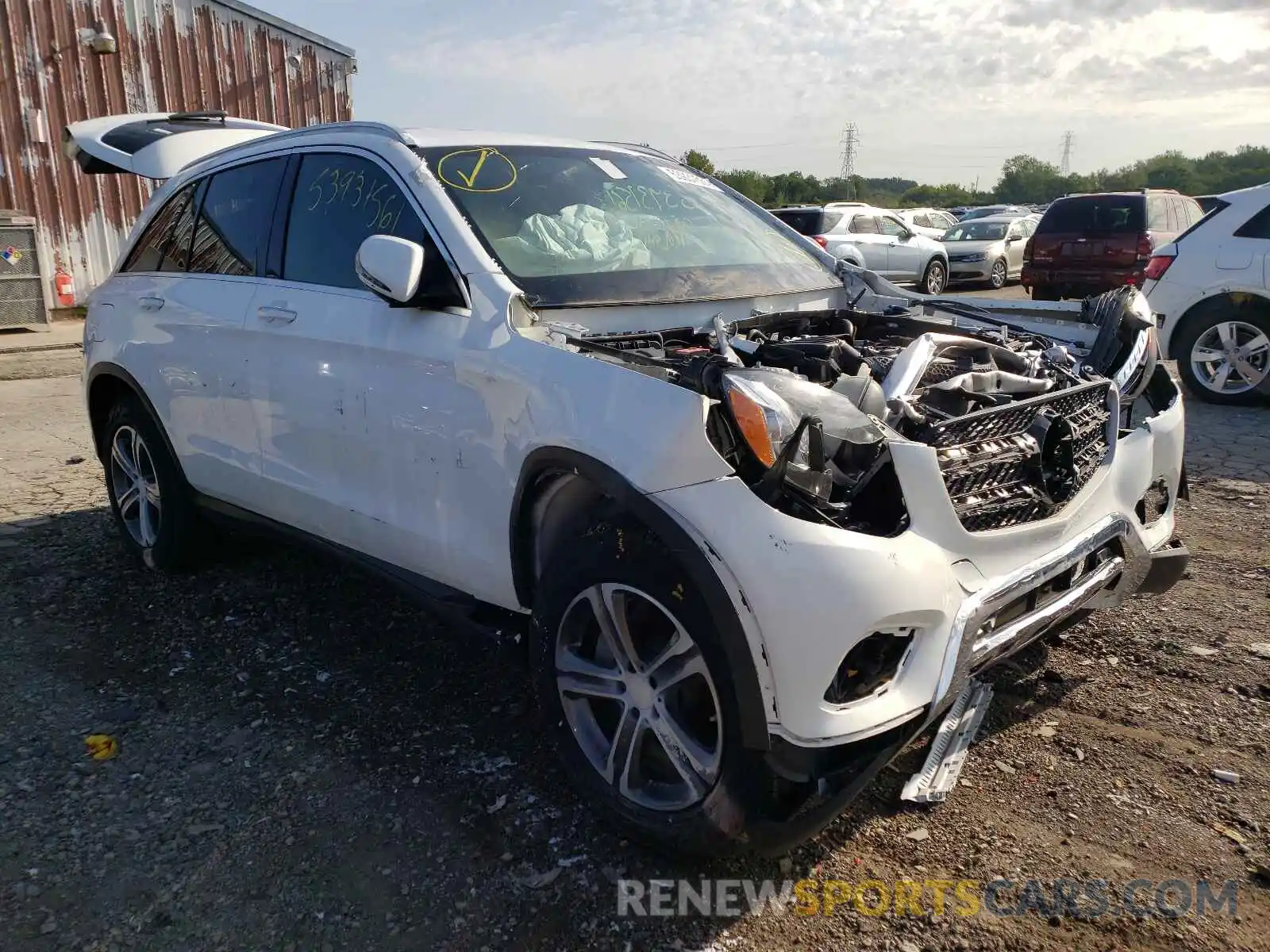 1 Photograph of a damaged car WDC0G4JB9KF593371 MERCEDES-BENZ GLC-CLASS 2019