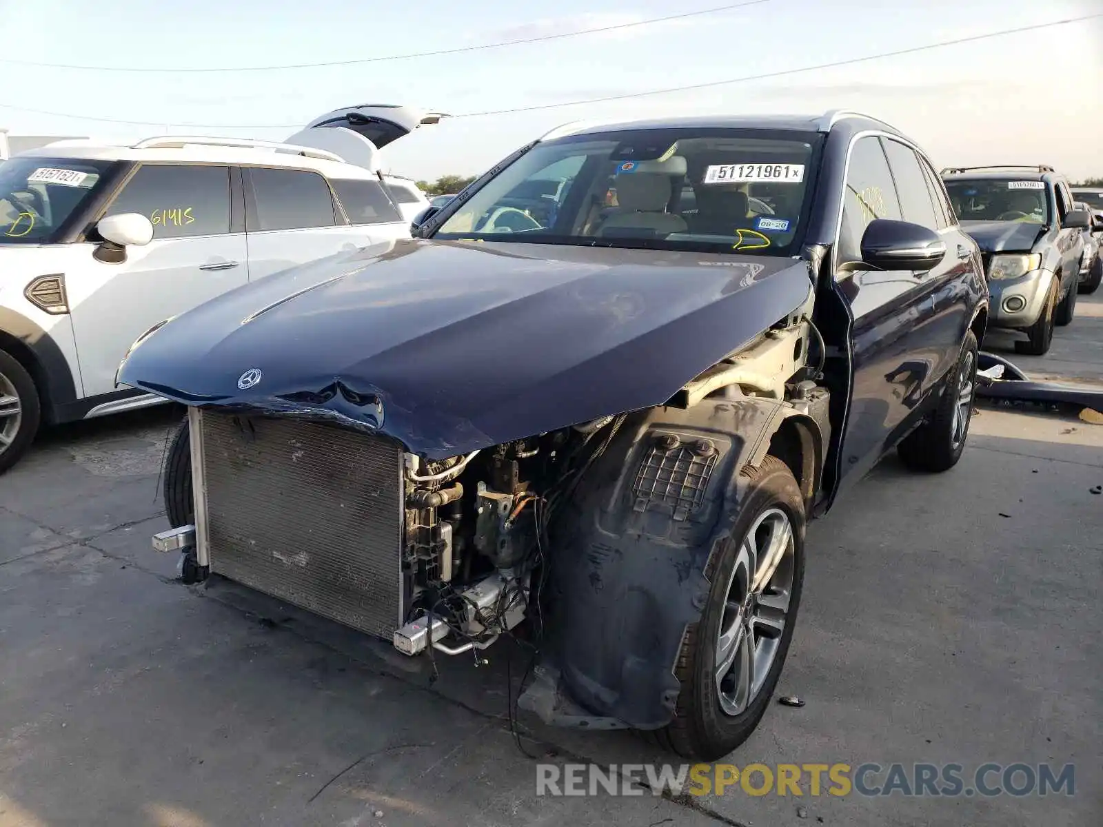 2 Photograph of a damaged car WDC0G4JB9KV120981 MERCEDES-BENZ GLC-CLASS 2019