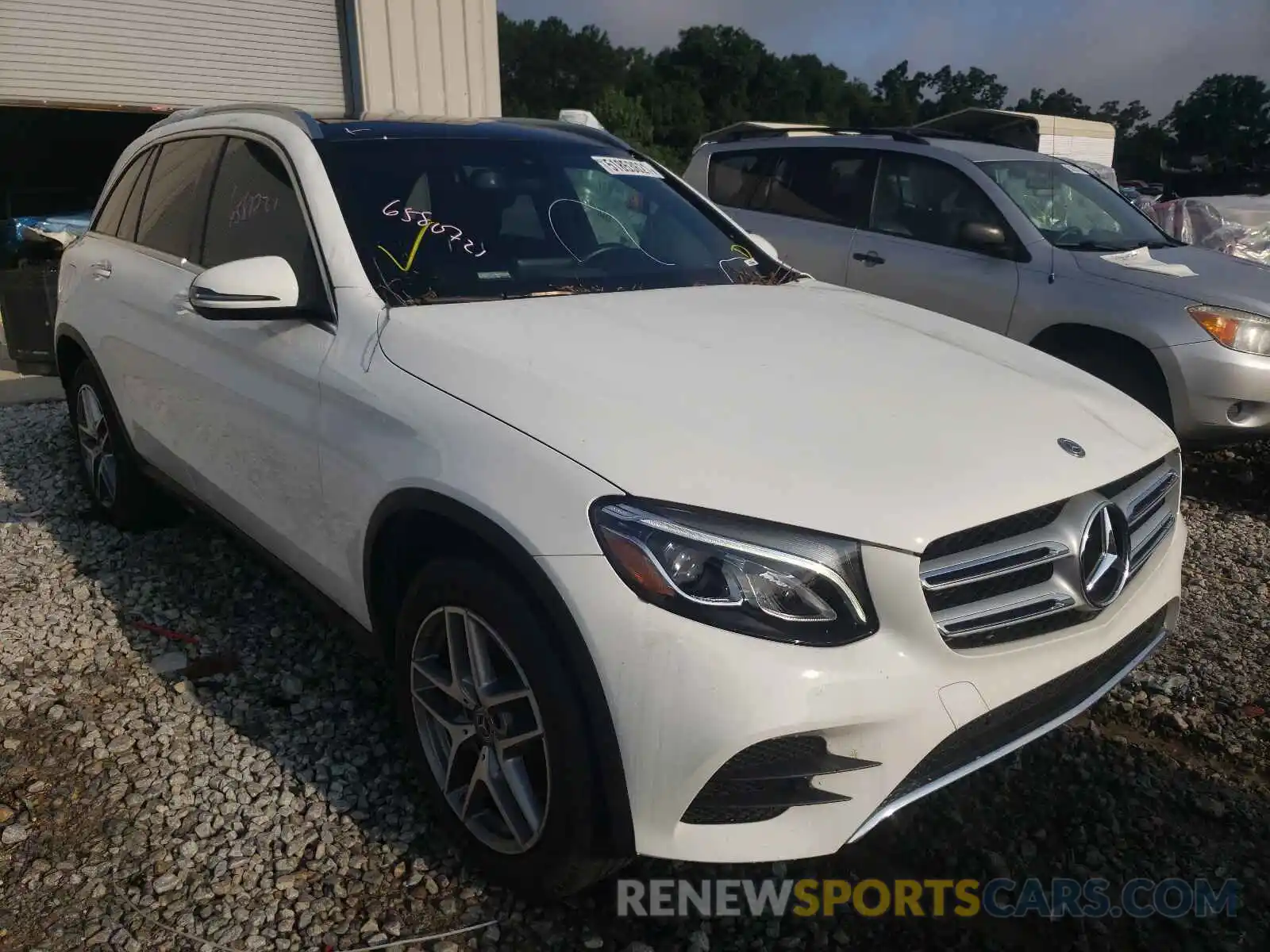 1 Photograph of a damaged car WDC0G4JBXK1002042 MERCEDES-BENZ GLC-CLASS 2019