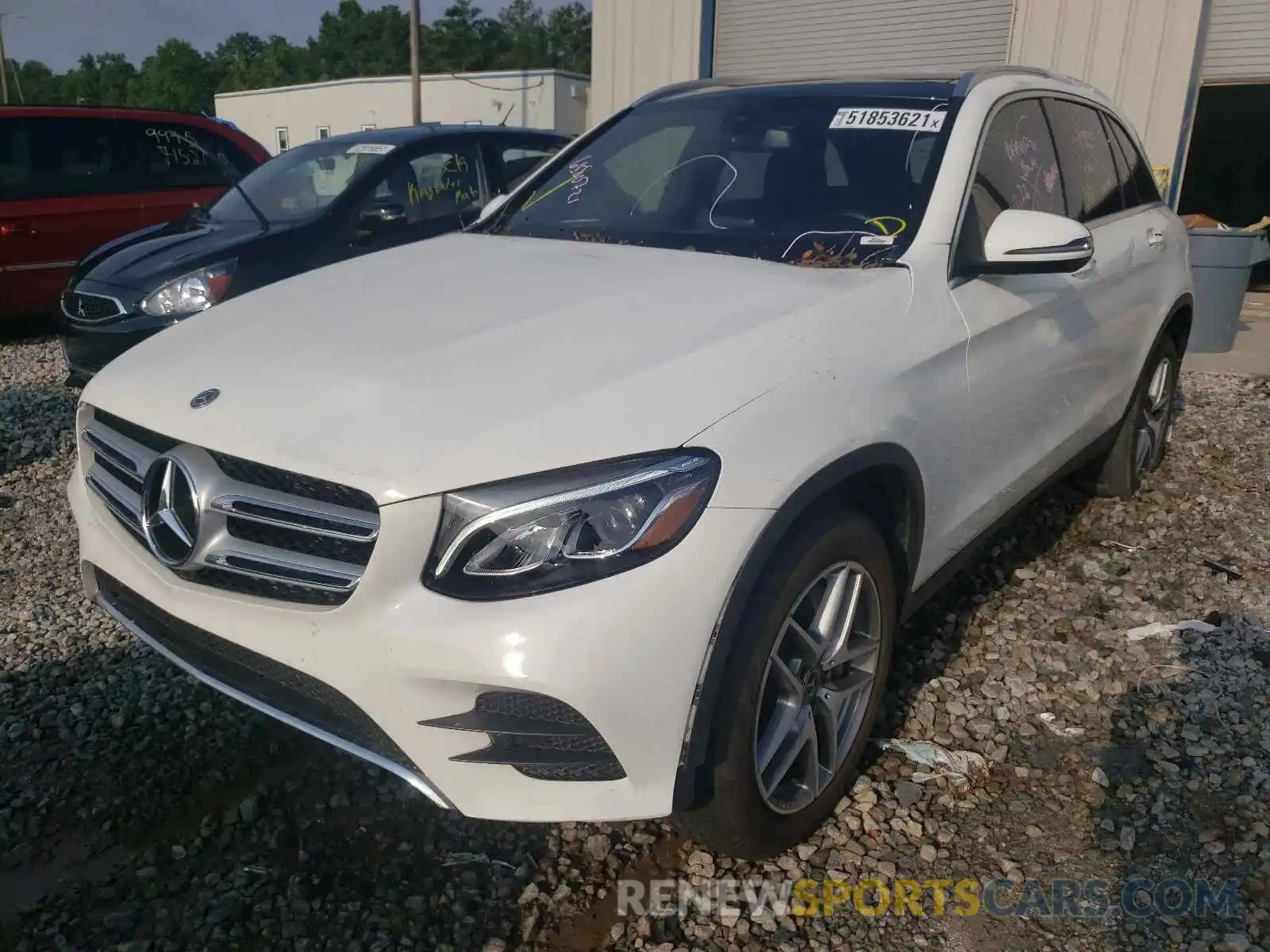 2 Photograph of a damaged car WDC0G4JBXK1002042 MERCEDES-BENZ GLC-CLASS 2019