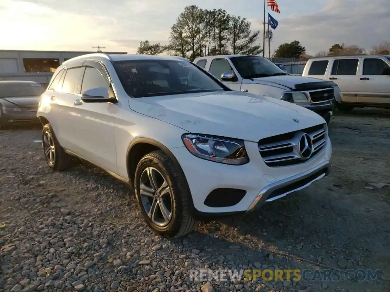 1 Photograph of a damaged car WDC0G4JBXK1005006 MERCEDES-BENZ GLC-CLASS 2019