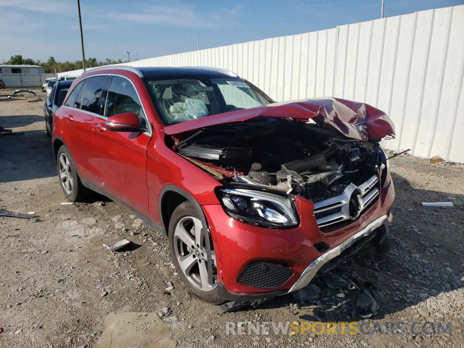 1 Photograph of a damaged car WDC0G4JBXKF591922 MERCEDES-BENZ GLC-CLASS 2019