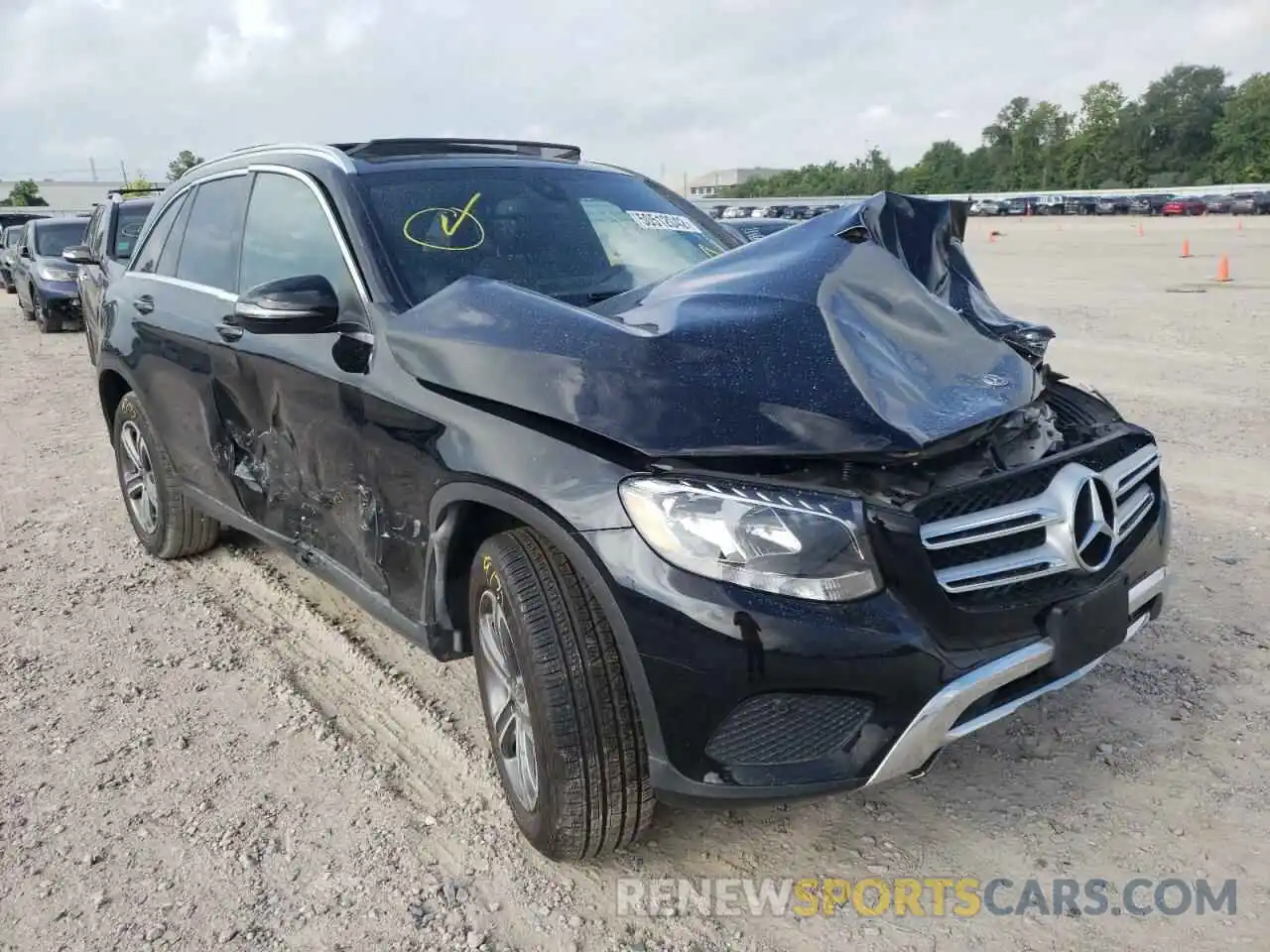 1 Photograph of a damaged car WDC0G4JBXKV121766 MERCEDES-BENZ GLC-CLASS 2019