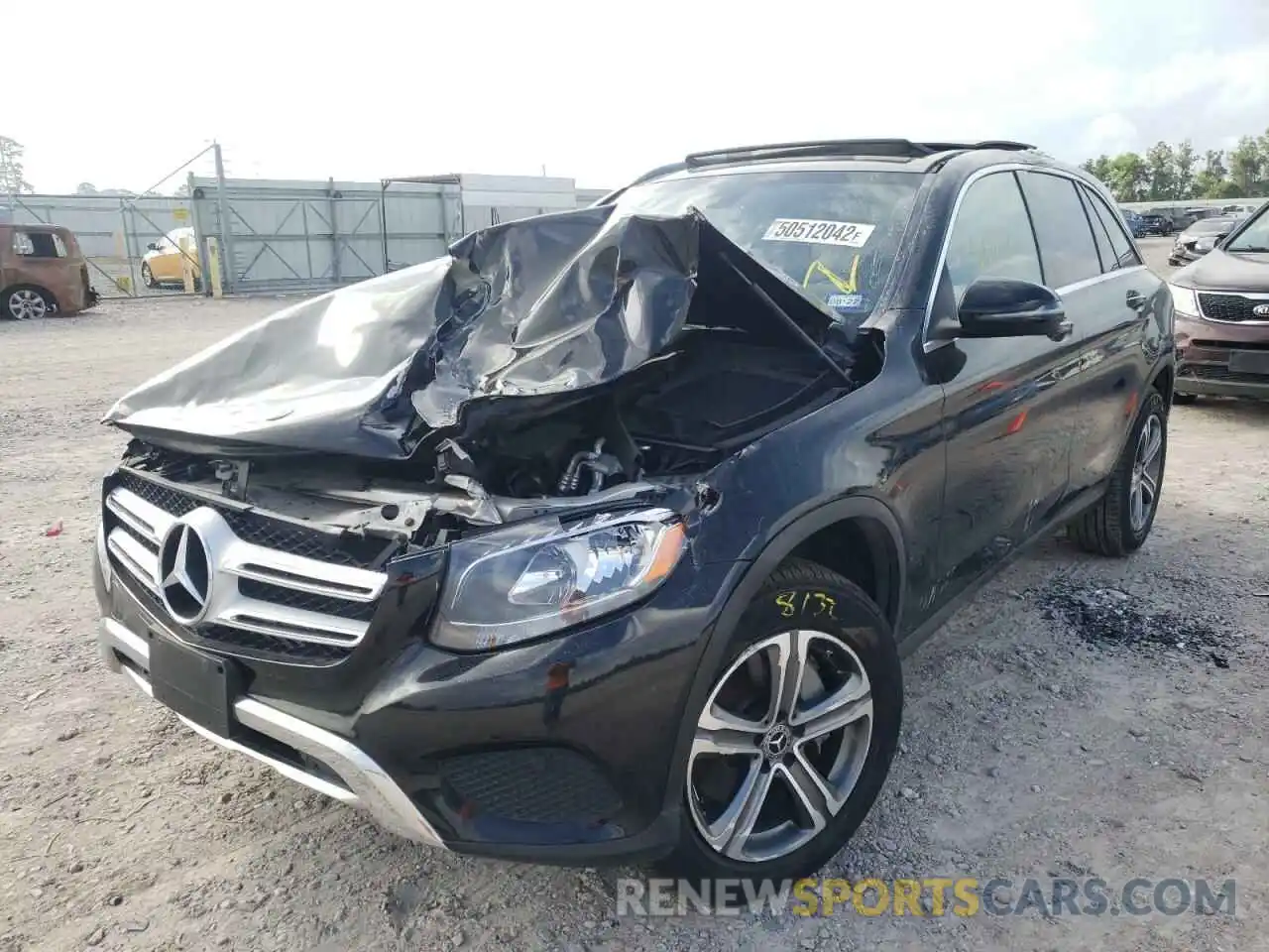 2 Photograph of a damaged car WDC0G4JBXKV121766 MERCEDES-BENZ GLC-CLASS 2019