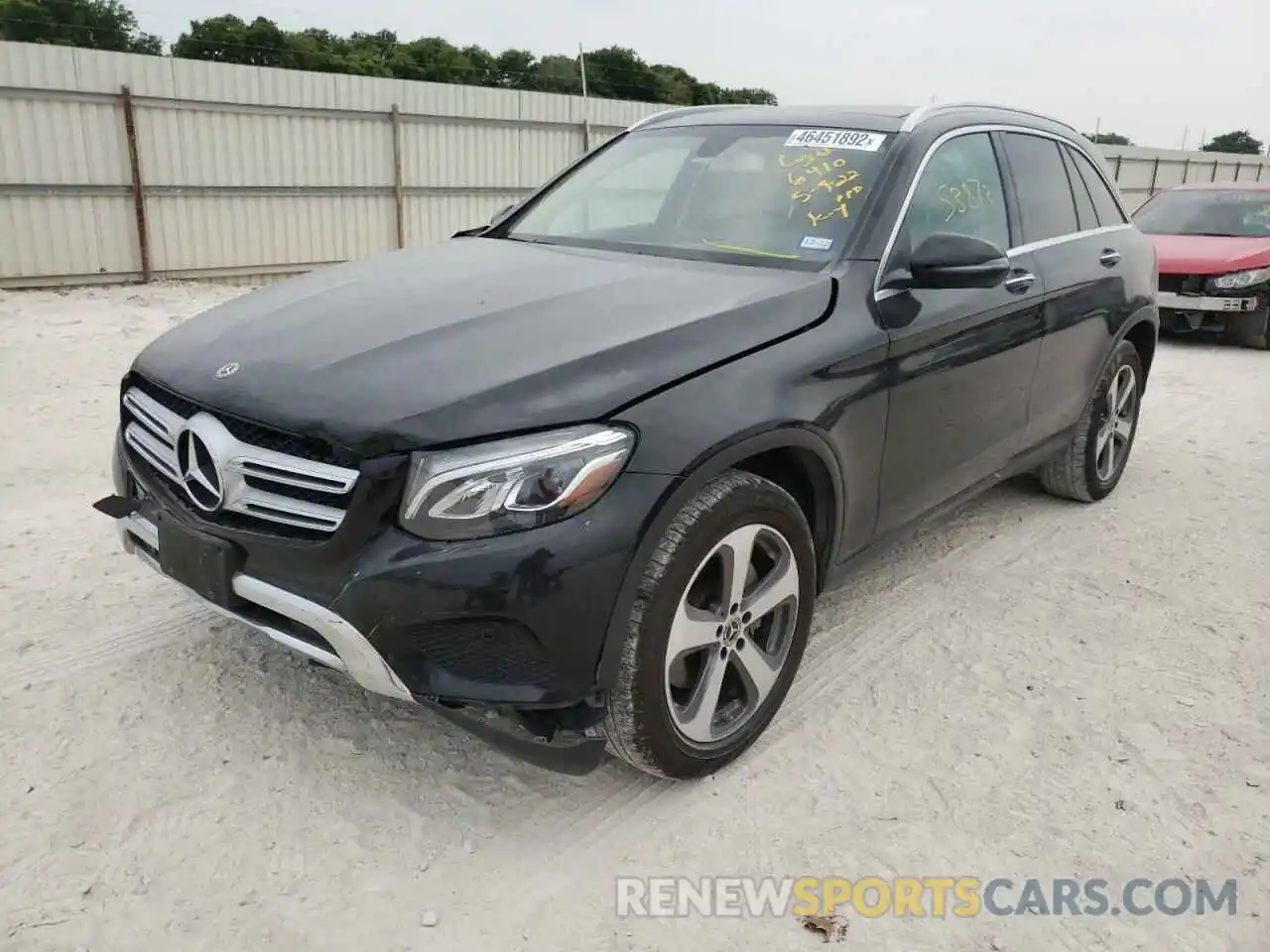 2 Photograph of a damaged car WDC0G4JBXKV139183 MERCEDES-BENZ GLC-CLASS 2019