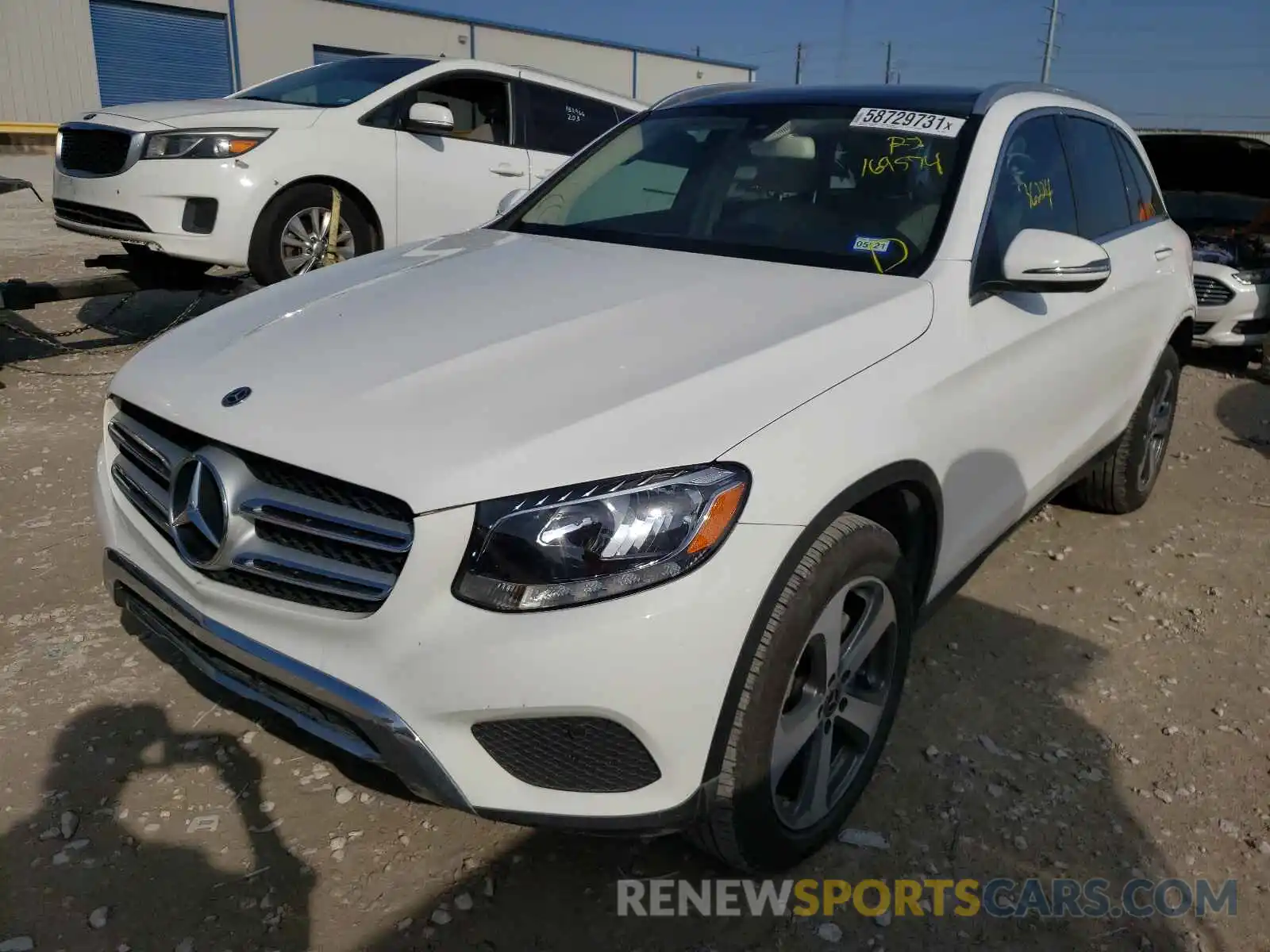 2 Photograph of a damaged car WDC0G4JBXKV169574 MERCEDES-BENZ GLC-CLASS 2019