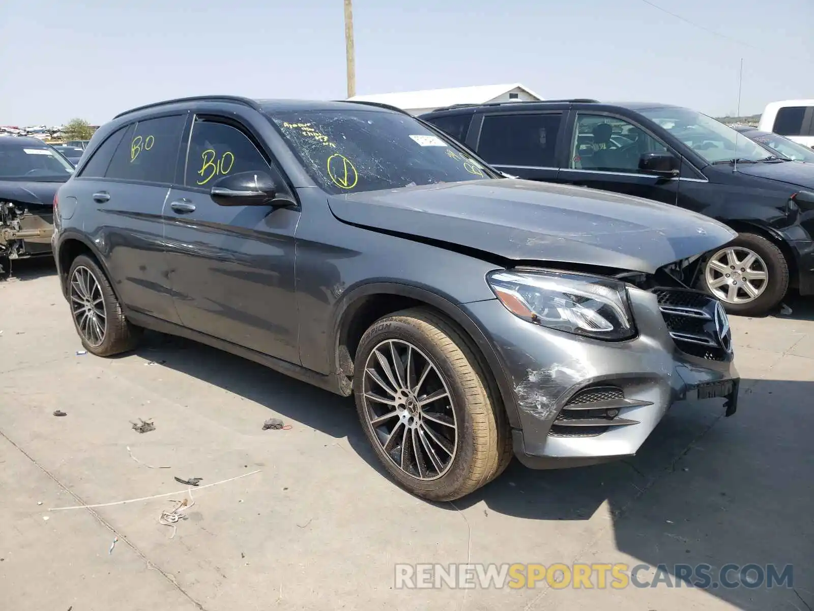 1 Photograph of a damaged car WDC0G4JBXKV175603 MERCEDES-BENZ GLC-CLASS 2019