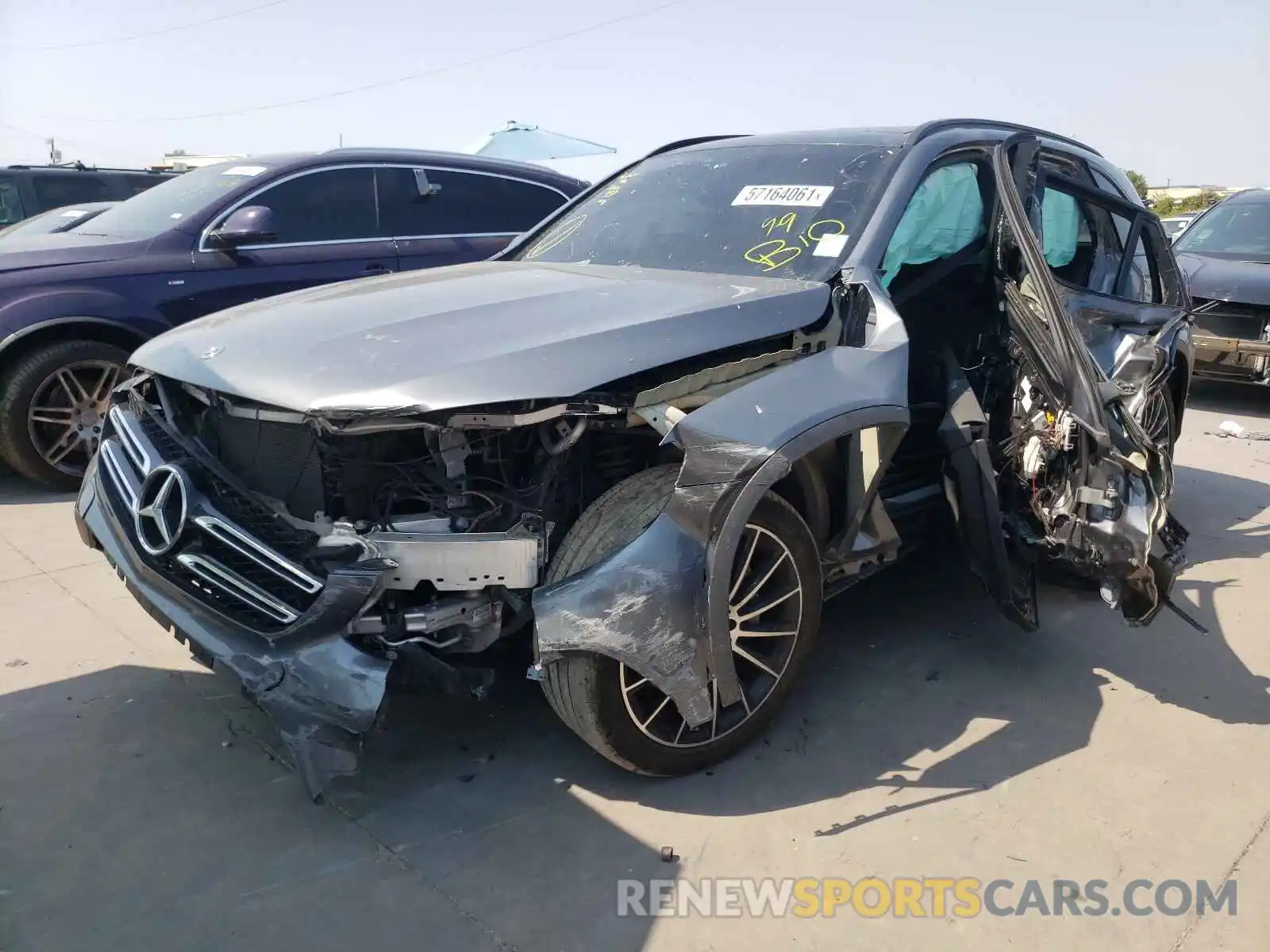 2 Photograph of a damaged car WDC0G4JBXKV175603 MERCEDES-BENZ GLC-CLASS 2019