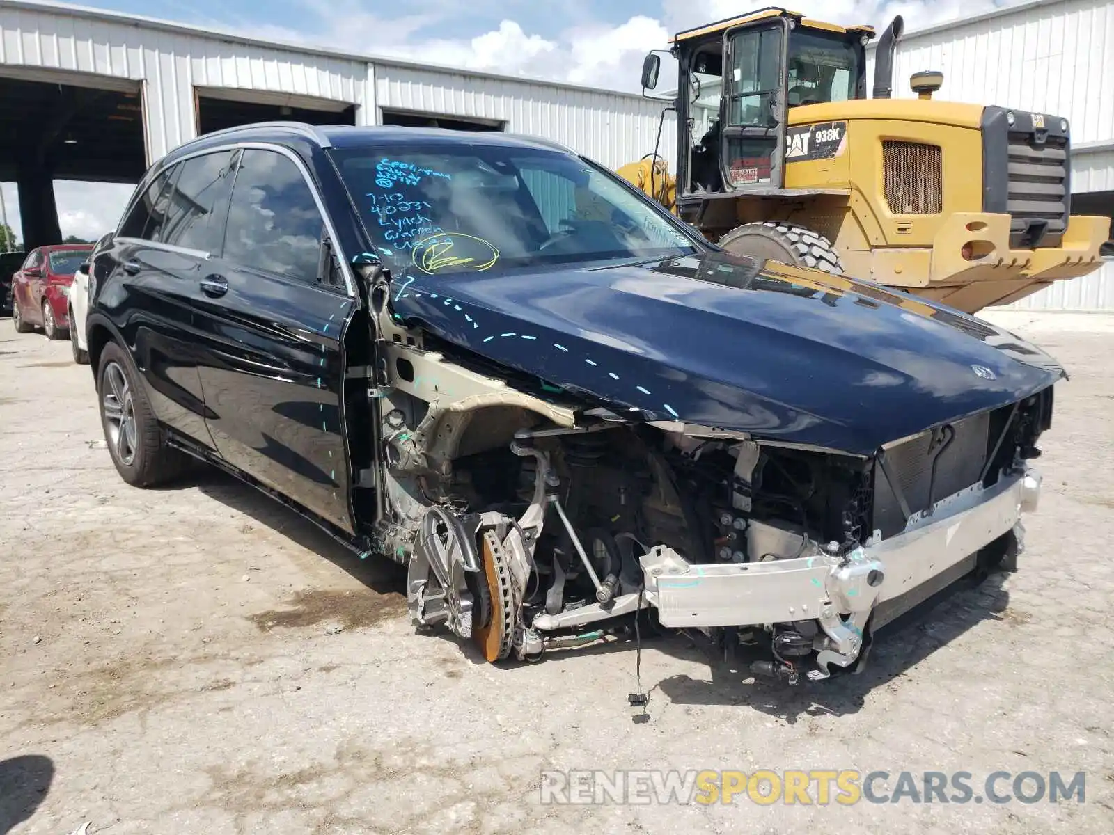 1 Photograph of a damaged car WDC0G4JBXKV177187 MERCEDES-BENZ GLC-CLASS 2019