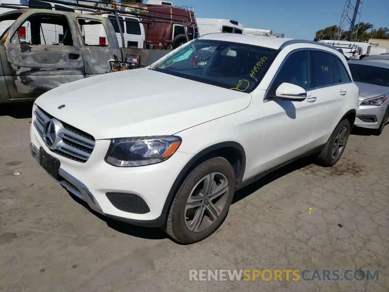 2 Photograph of a damaged car WDC0G4KB0K1004221 MERCEDES-BENZ GLC-CLASS 2019