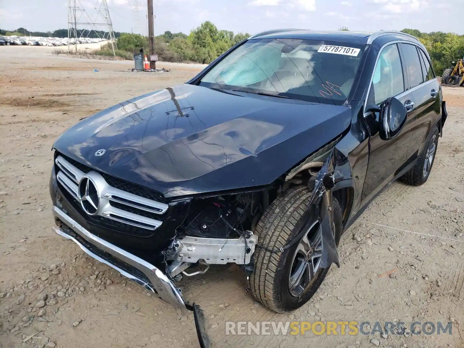 2 Photograph of a damaged car WDC0G4KB0KF548382 MERCEDES-BENZ GLC-CLASS 2019