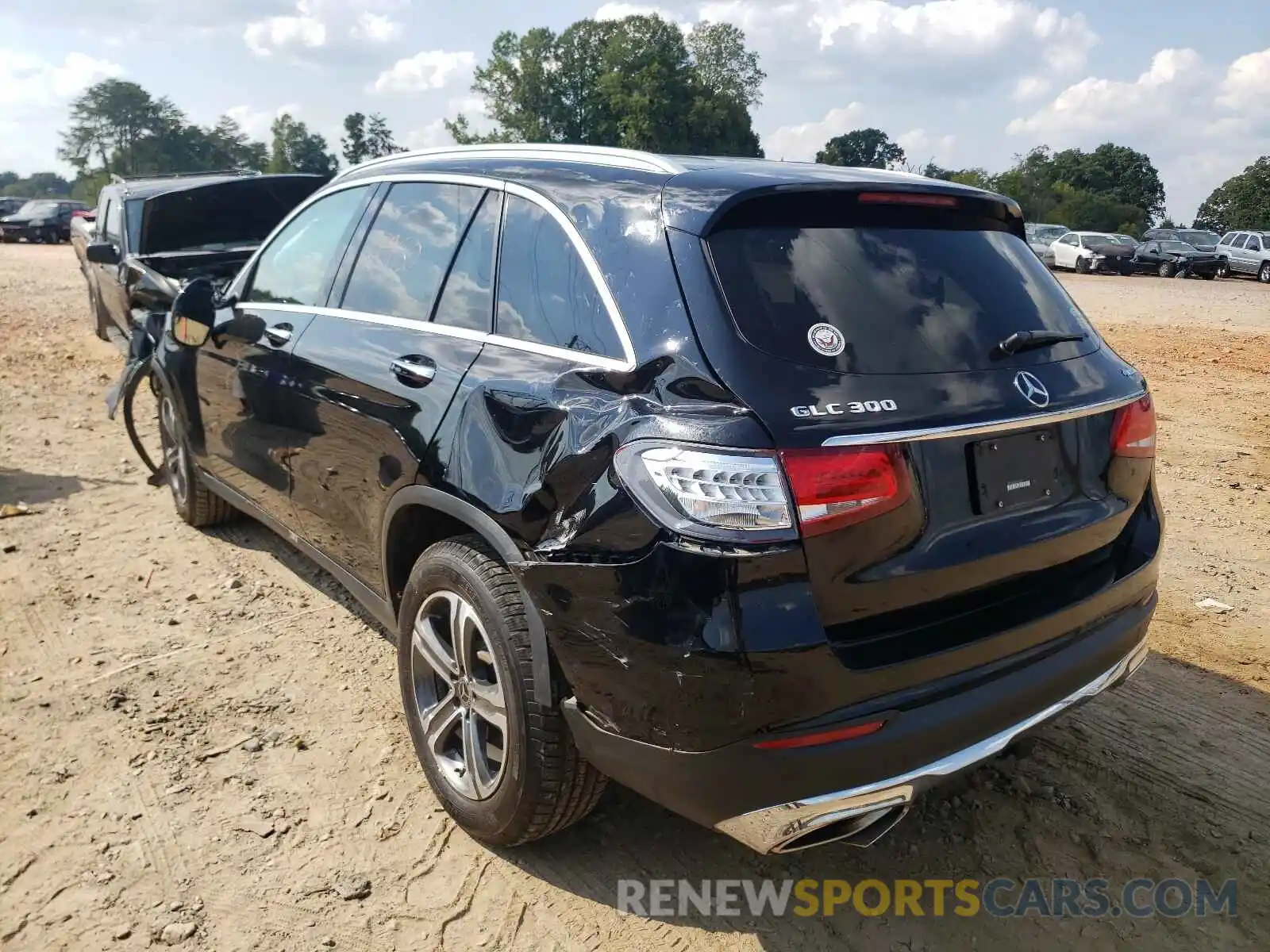 3 Photograph of a damaged car WDC0G4KB0KF548382 MERCEDES-BENZ GLC-CLASS 2019