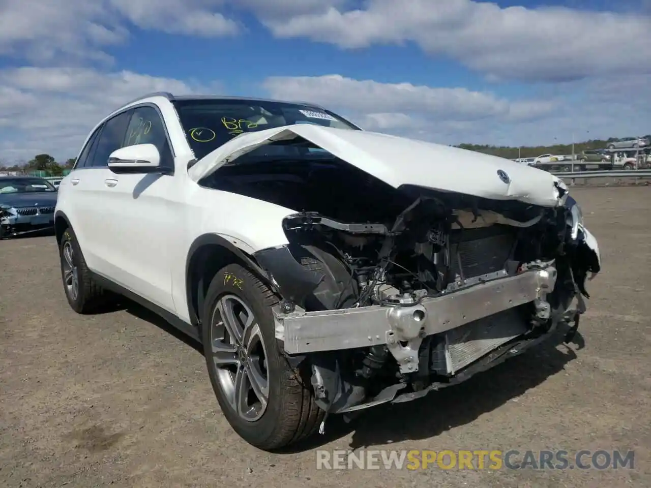 1 Photograph of a damaged car WDC0G4KB0KF639166 MERCEDES-BENZ GLC-CLASS 2019