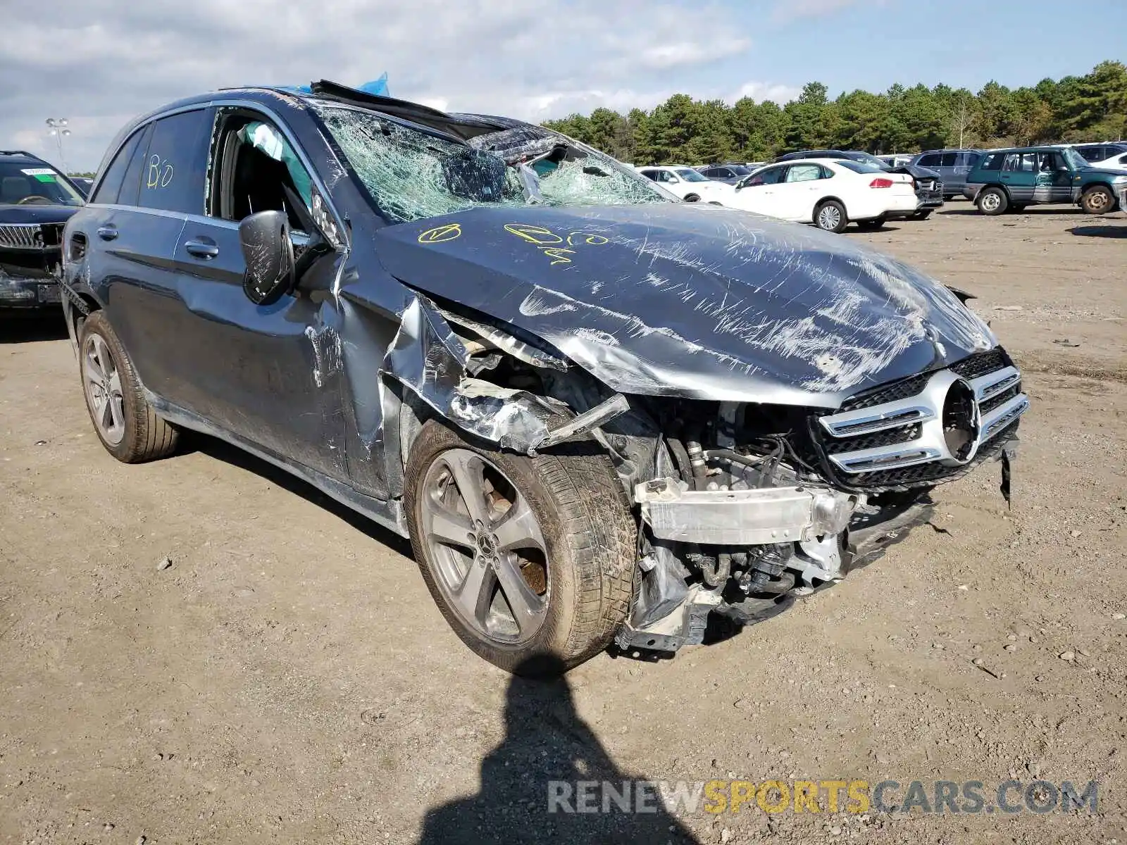 1 Photograph of a damaged car WDC0G4KB0KF655870 MERCEDES-BENZ GLC-CLASS 2019