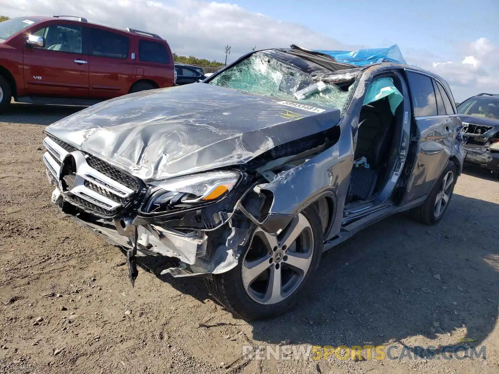 2 Photograph of a damaged car WDC0G4KB0KF655870 MERCEDES-BENZ GLC-CLASS 2019