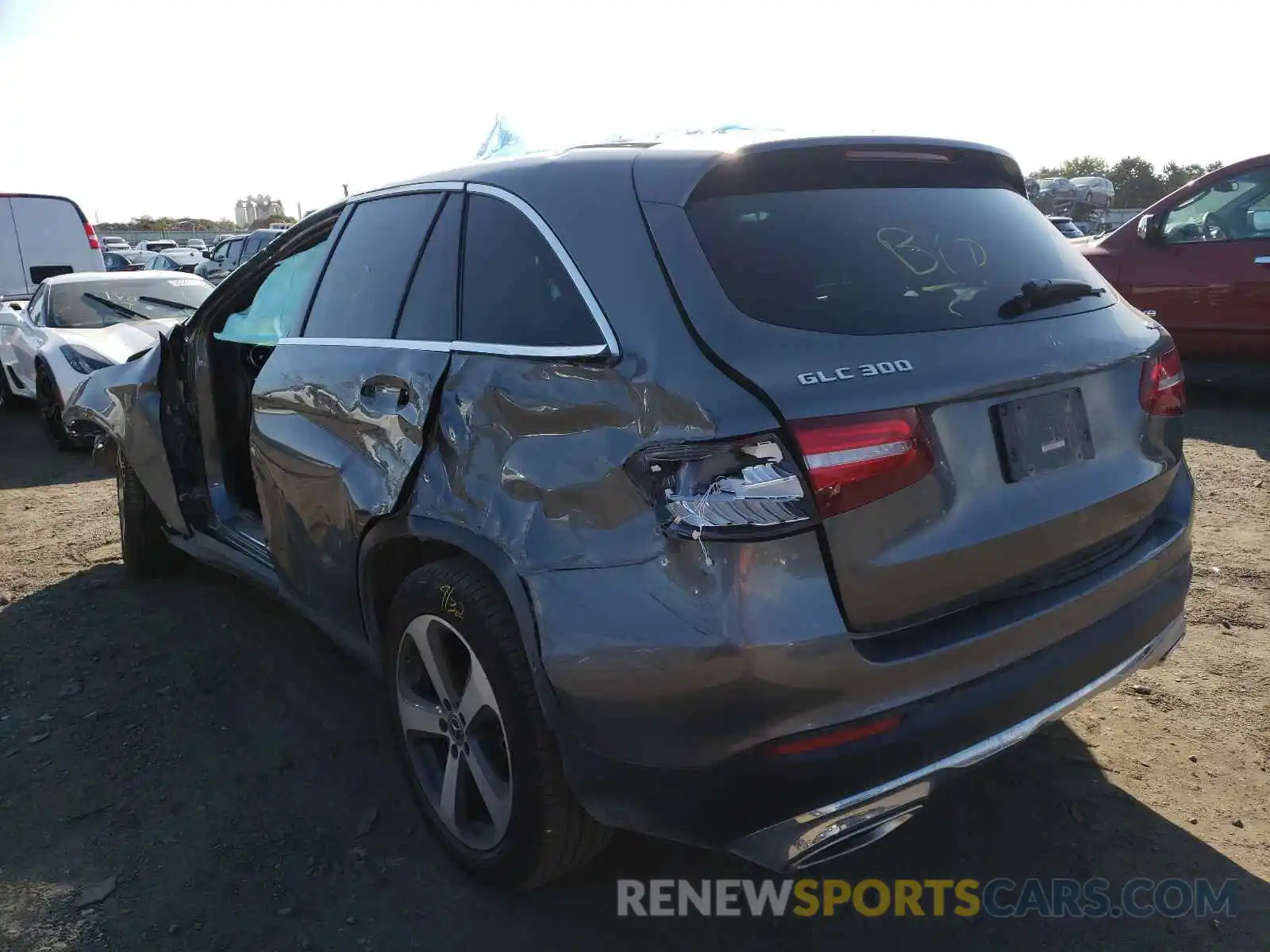 3 Photograph of a damaged car WDC0G4KB0KF655870 MERCEDES-BENZ GLC-CLASS 2019