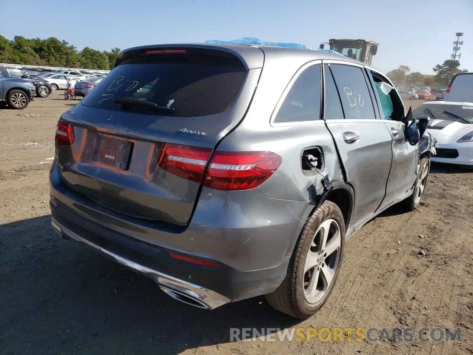 4 Photograph of a damaged car WDC0G4KB0KF655870 MERCEDES-BENZ GLC-CLASS 2019