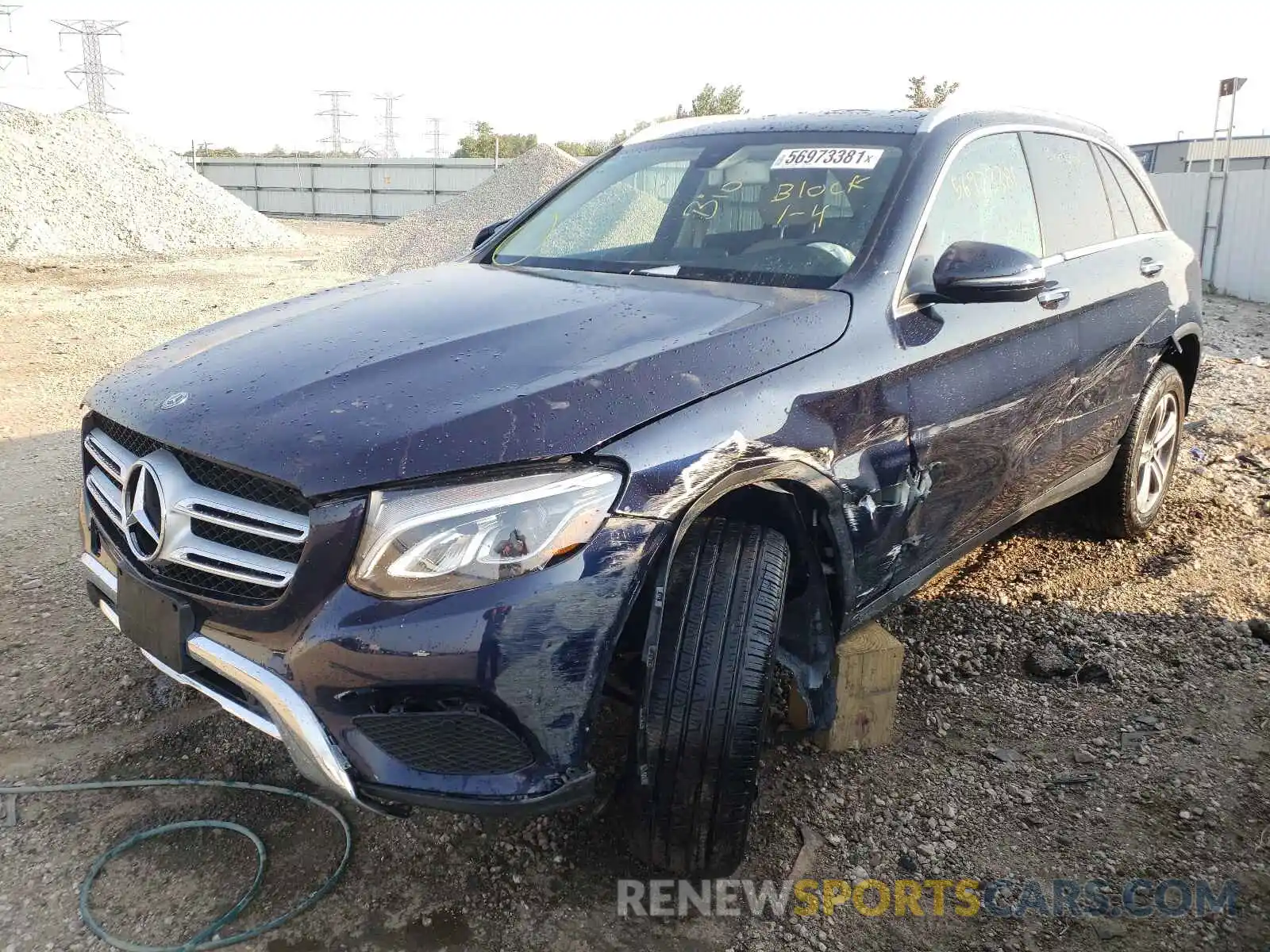 2 Photograph of a damaged car WDC0G4KB0KF655951 MERCEDES-BENZ GLC-CLASS 2019