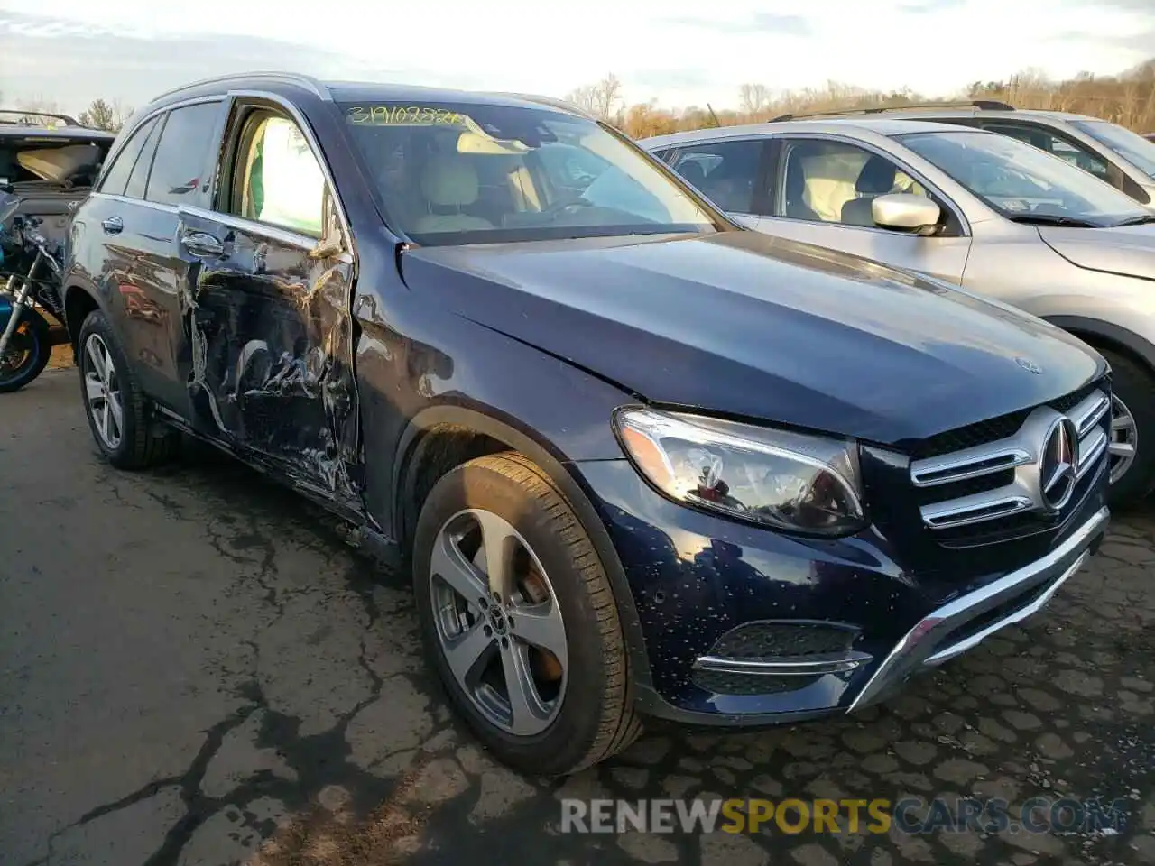 1 Photograph of a damaged car WDC0G4KB0KV150367 MERCEDES-BENZ GLC-CLASS 2019