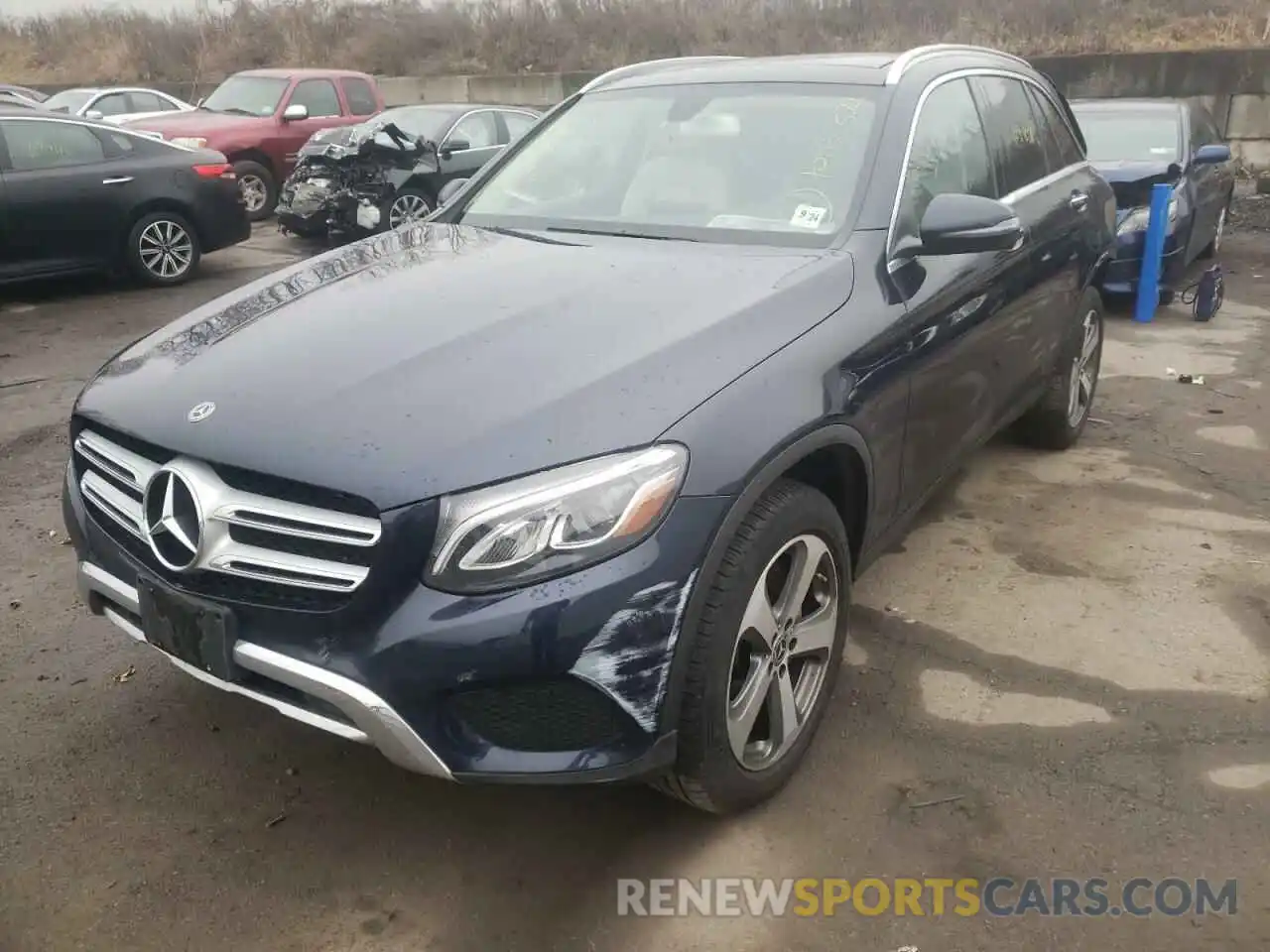 2 Photograph of a damaged car WDC0G4KB0KV174099 MERCEDES-BENZ GLC-CLASS 2019