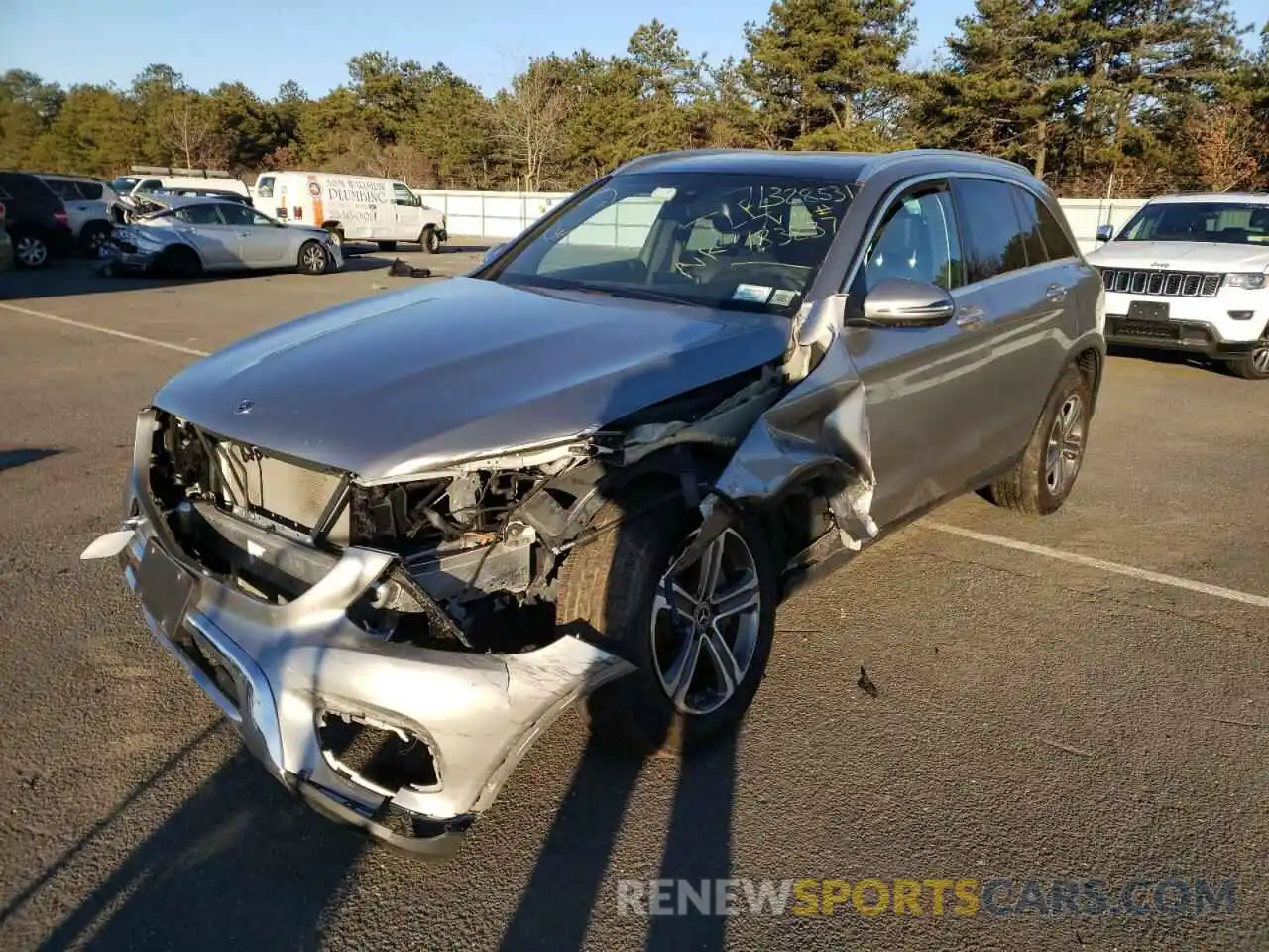 2 Photograph of a damaged car WDC0G4KB0KV183837 MERCEDES-BENZ GLC-CLASS 2019