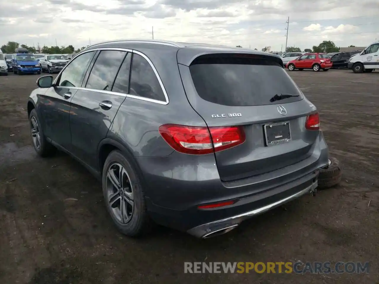 3 Photograph of a damaged car WDC0G4KB0KV188536 MERCEDES-BENZ GLC-CLASS 2019