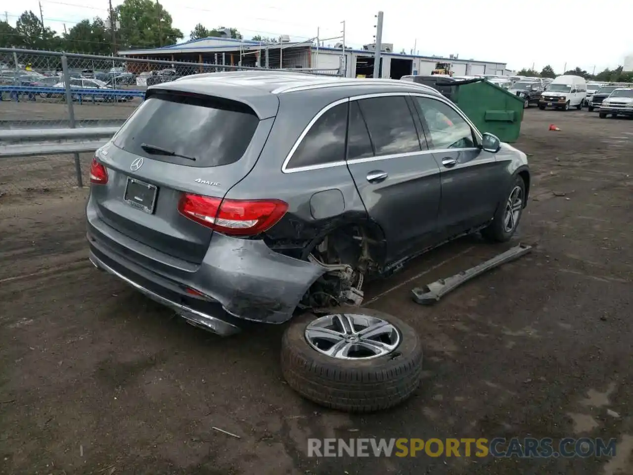 4 Photograph of a damaged car WDC0G4KB0KV188536 MERCEDES-BENZ GLC-CLASS 2019