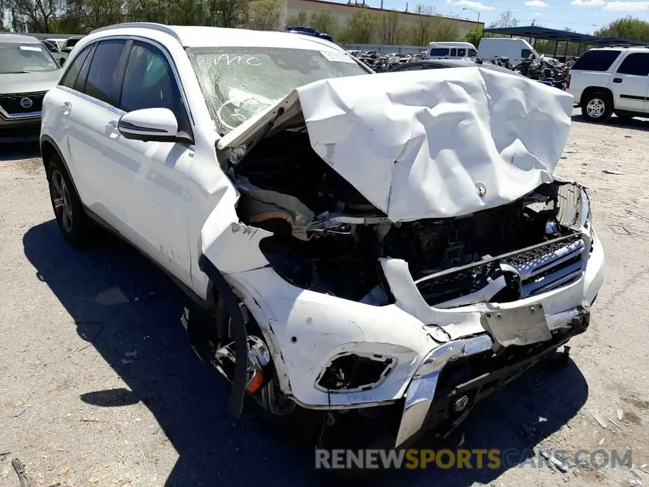 1 Photograph of a damaged car WDC0G4KB0KV191839 MERCEDES-BENZ GLC-CLASS 2019