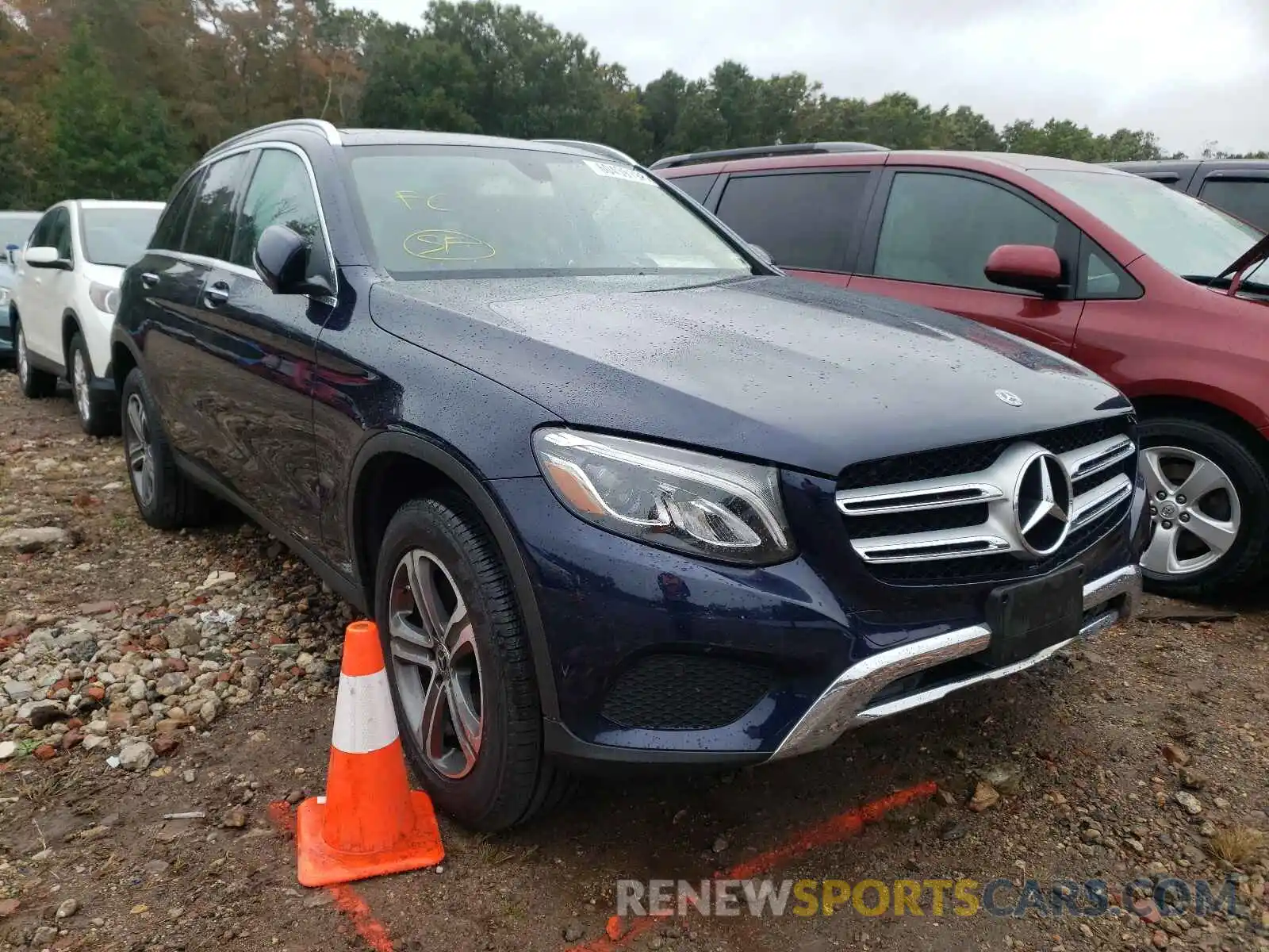 1 Photograph of a damaged car WDC0G4KB0KV196135 MERCEDES-BENZ GLC-CLASS 2019