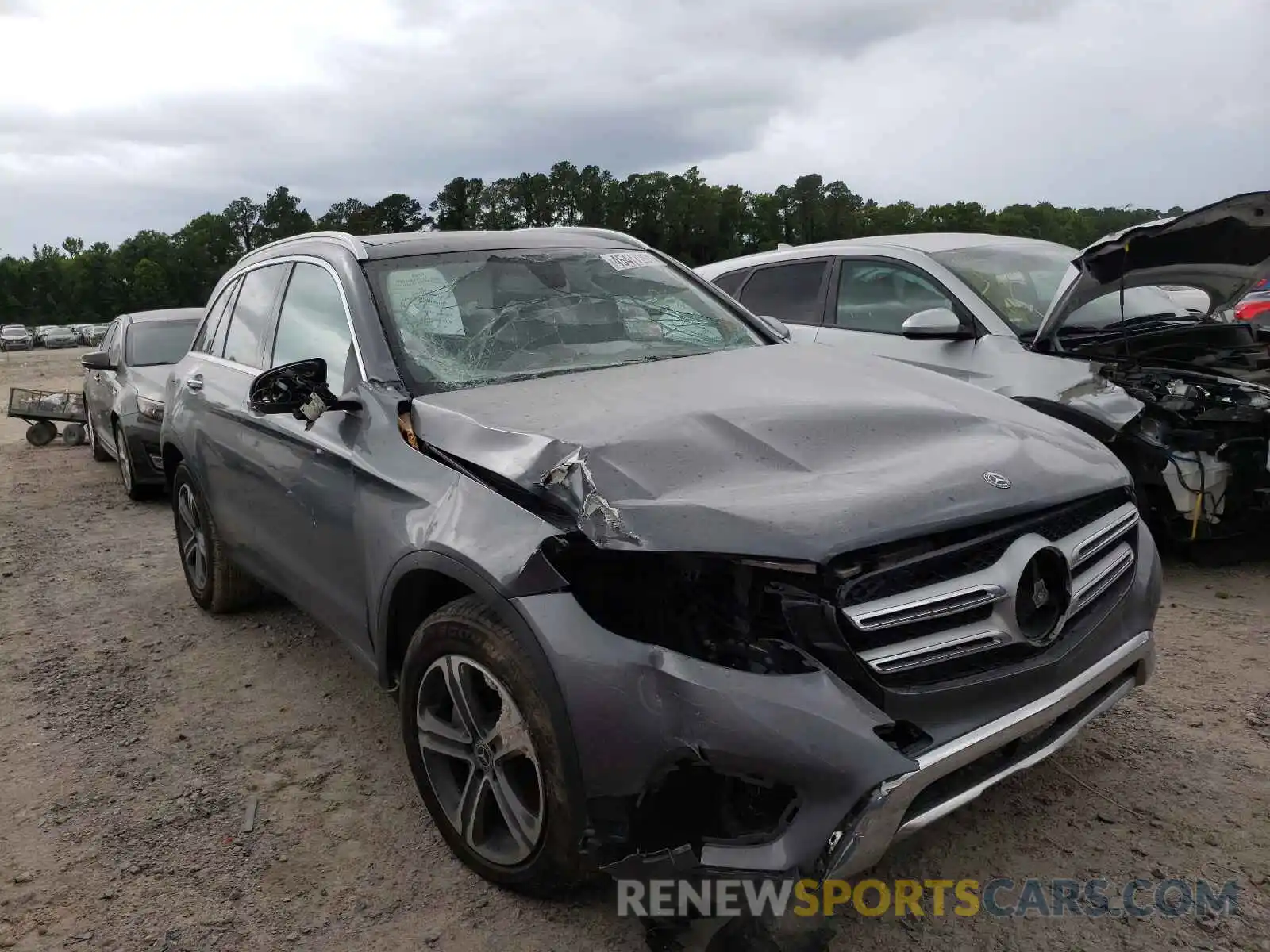 1 Photograph of a damaged car WDC0G4KB1K1001683 MERCEDES-BENZ GLC-CLASS 2019