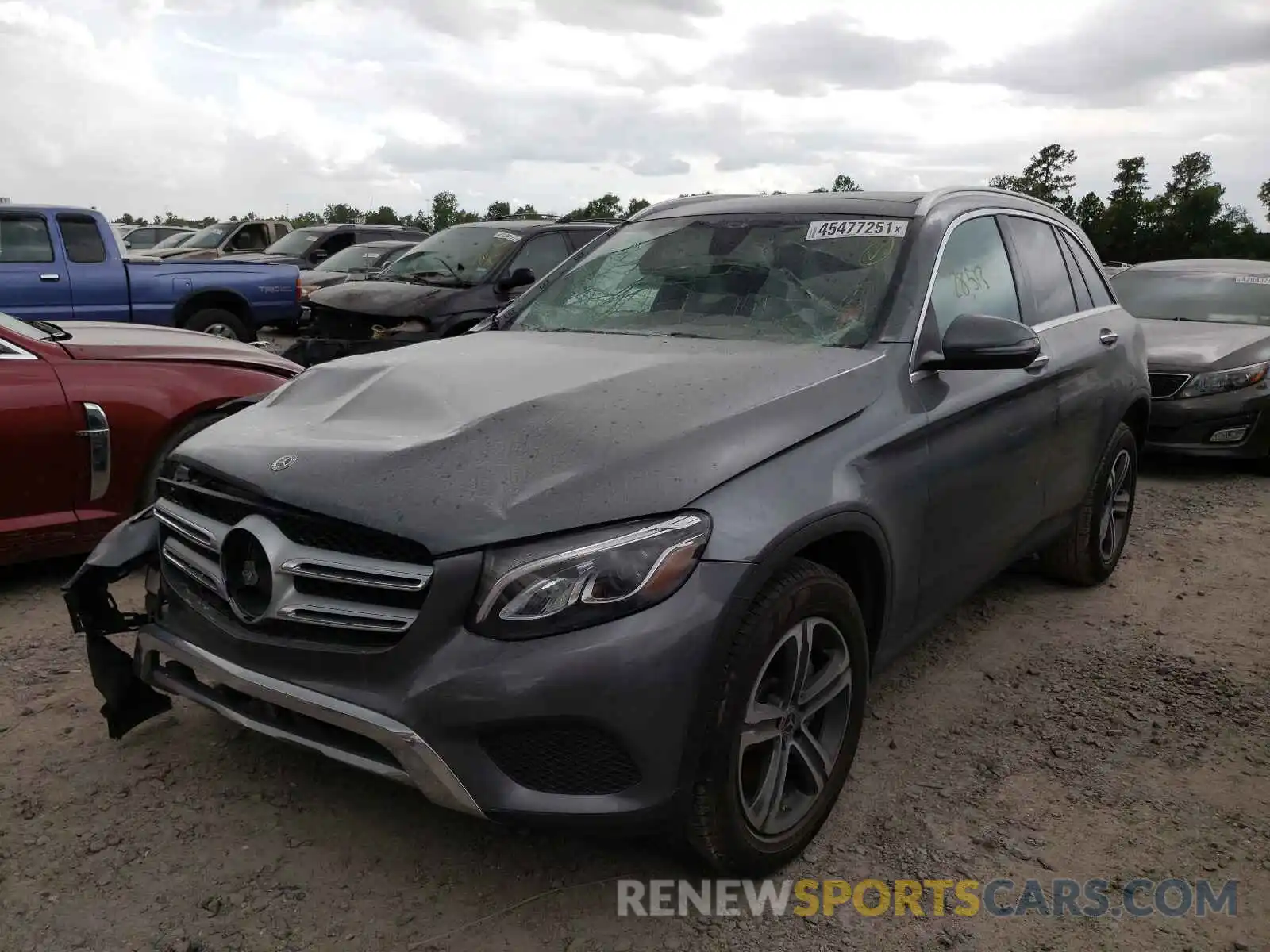 2 Photograph of a damaged car WDC0G4KB1K1001683 MERCEDES-BENZ GLC-CLASS 2019