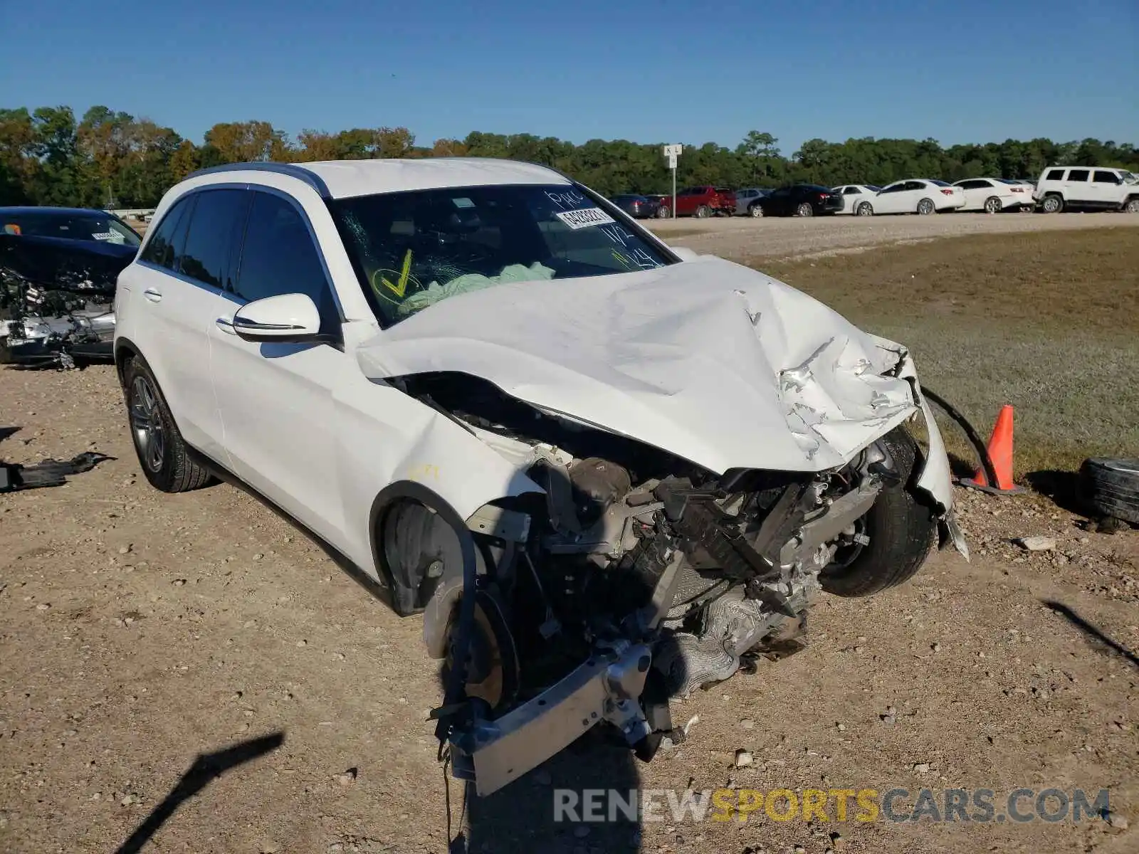 1 Photograph of a damaged car WDC0G4KB1KF584842 MERCEDES-BENZ GLC-CLASS 2019