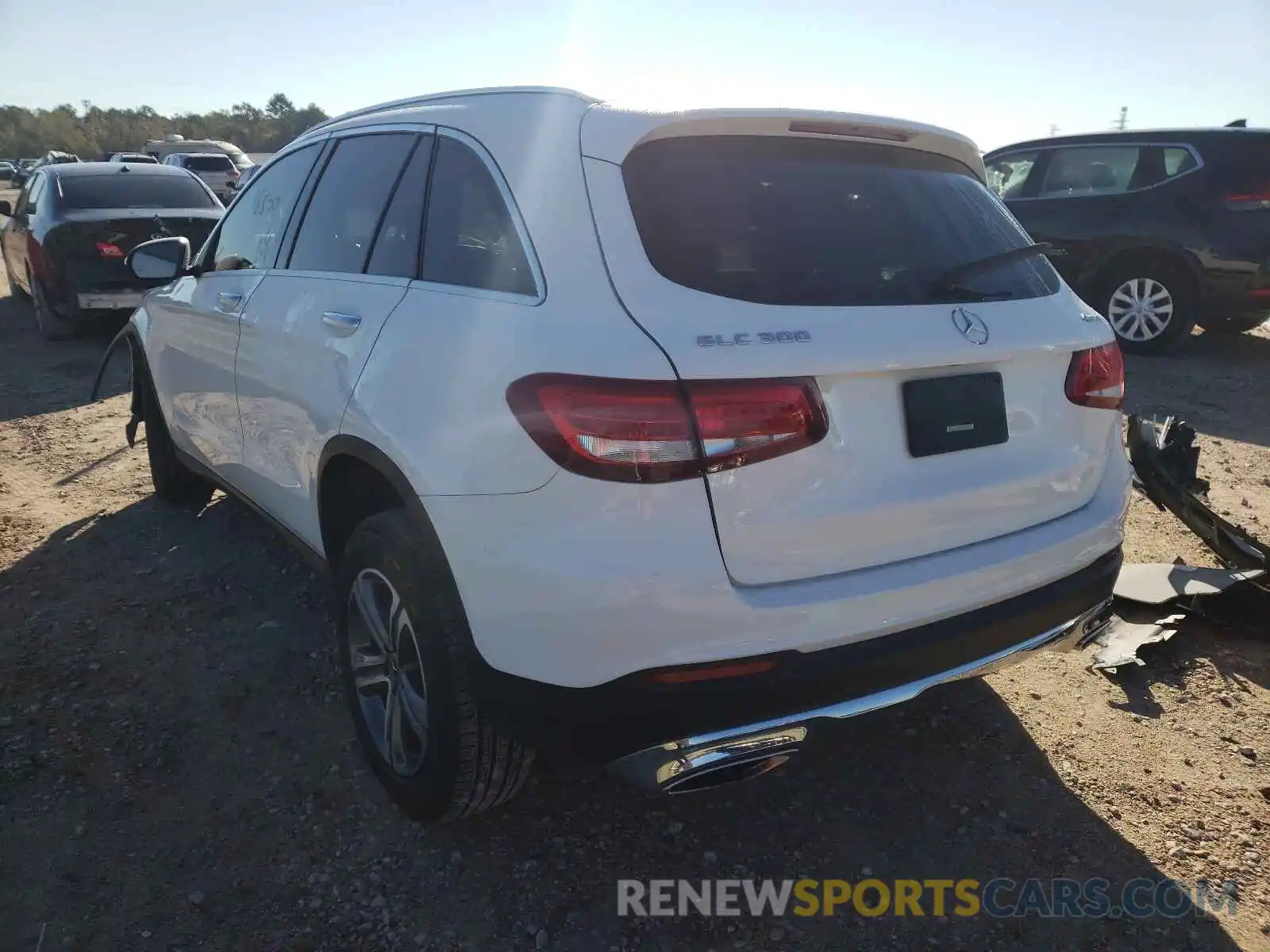 3 Photograph of a damaged car WDC0G4KB1KF584842 MERCEDES-BENZ GLC-CLASS 2019