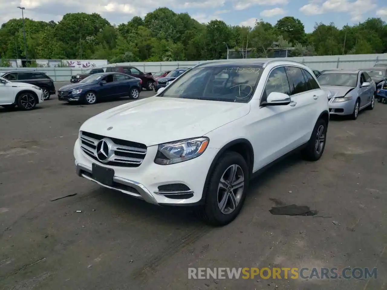 2 Photograph of a damaged car WDC0G4KB1KF605026 MERCEDES-BENZ GLC-CLASS 2019