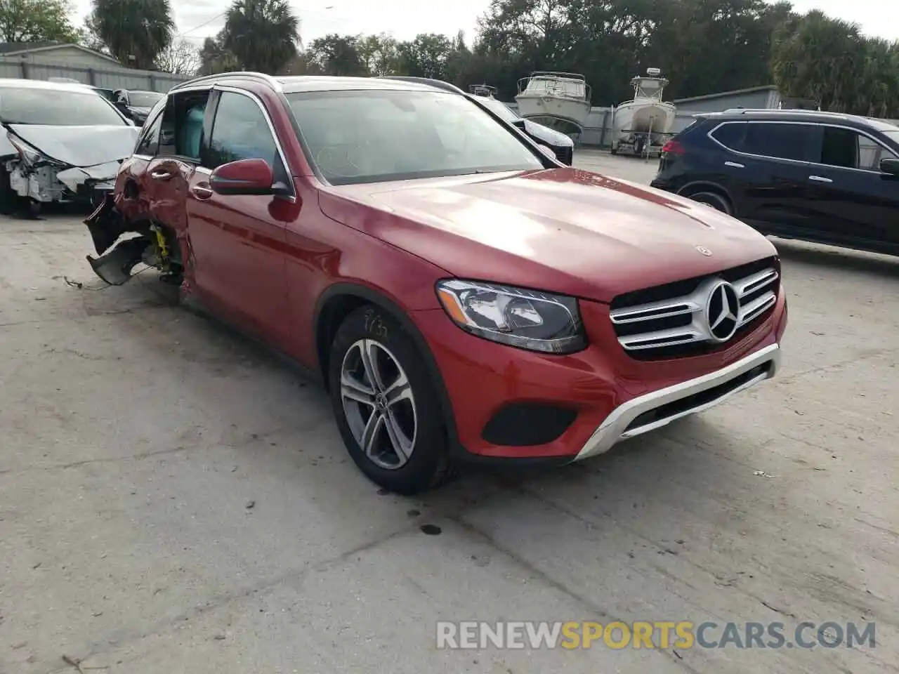 1 Photograph of a damaged car WDC0G4KB1KF668501 MERCEDES-BENZ GLC-CLASS 2019