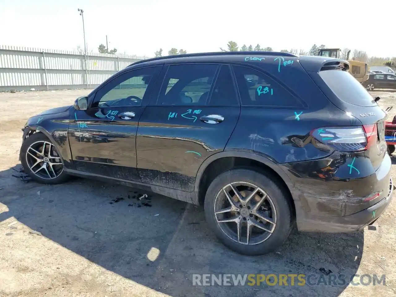 2 Photograph of a damaged car WDC0G4KB1KV117538 MERCEDES-BENZ GLC-CLASS 2019