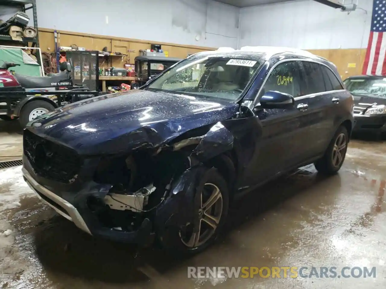 2 Photograph of a damaged car WDC0G4KB1KV127633 MERCEDES-BENZ GLC-CLASS 2019